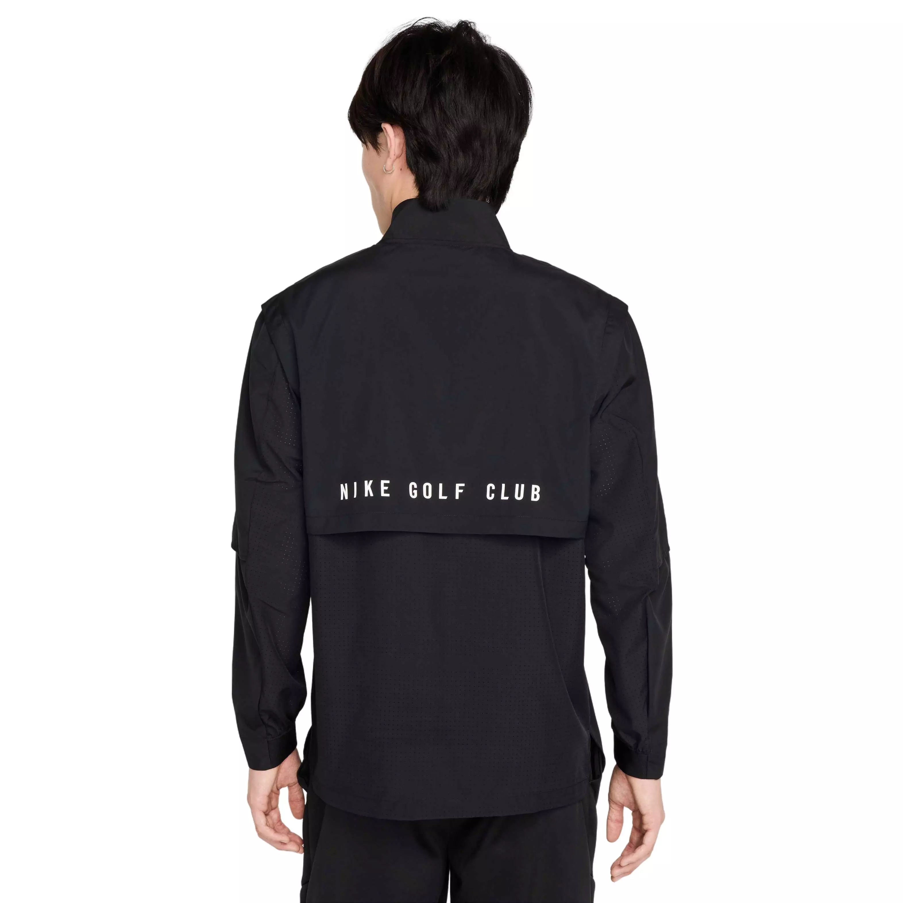 Nike Men's Golf Club Dri-FIT 1/2-Zip Jacket - BLACK