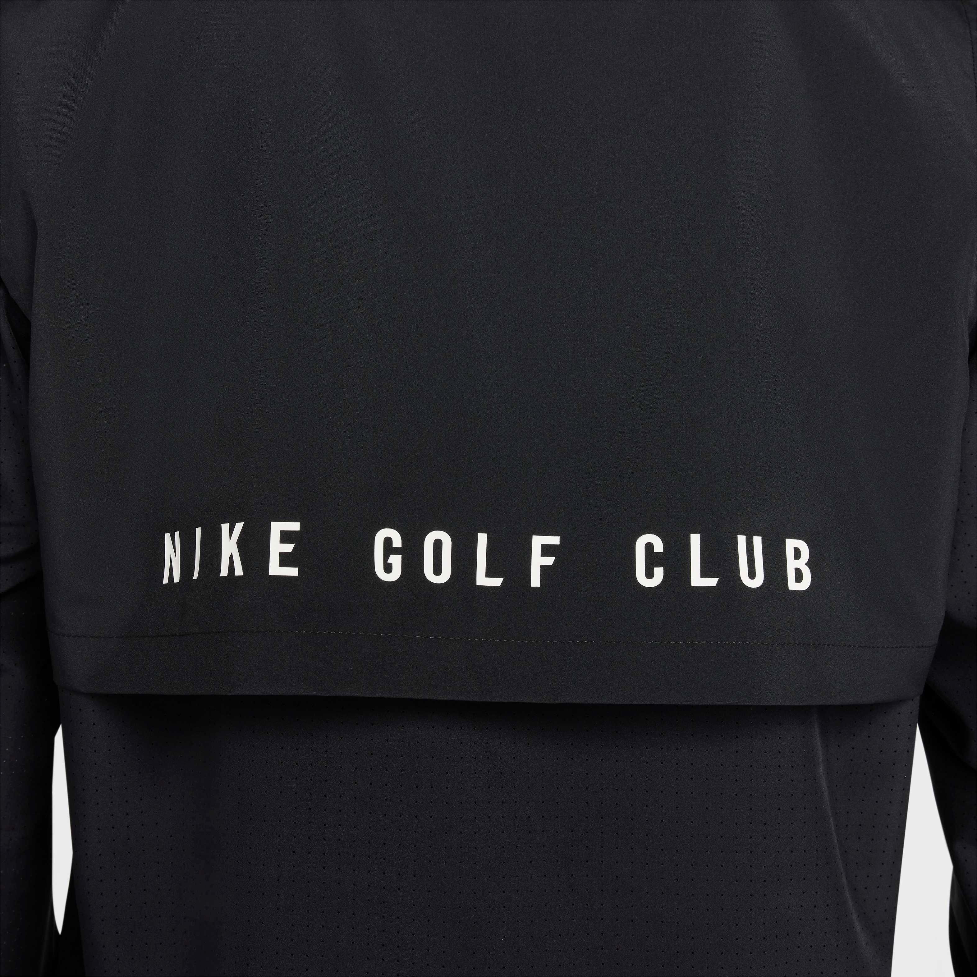 Nike Men's Golf Club Dri-FIT 1/2-Zip Jacket - BLACK Thumbnail View 6