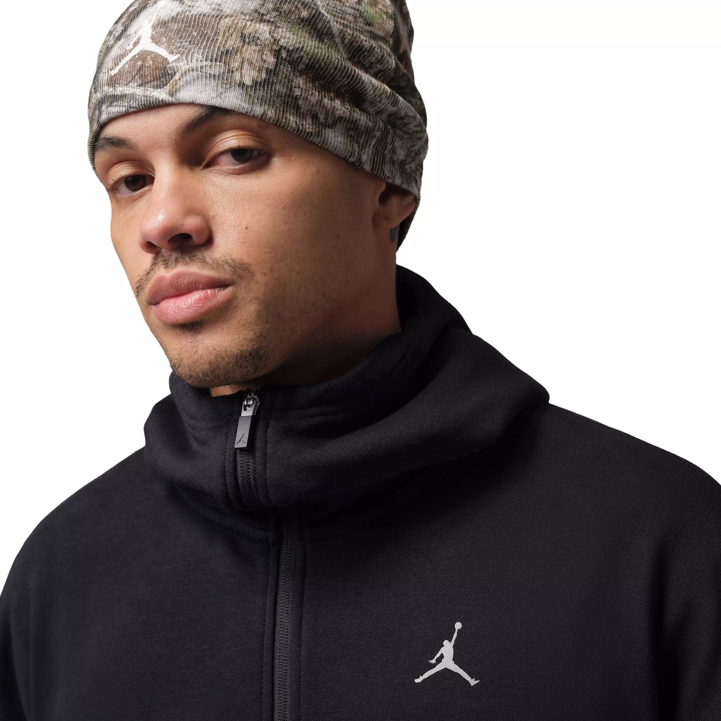 Jordan Men's Brooklyn Hike Mike Full-Zip Hooded Jacket - BLACK