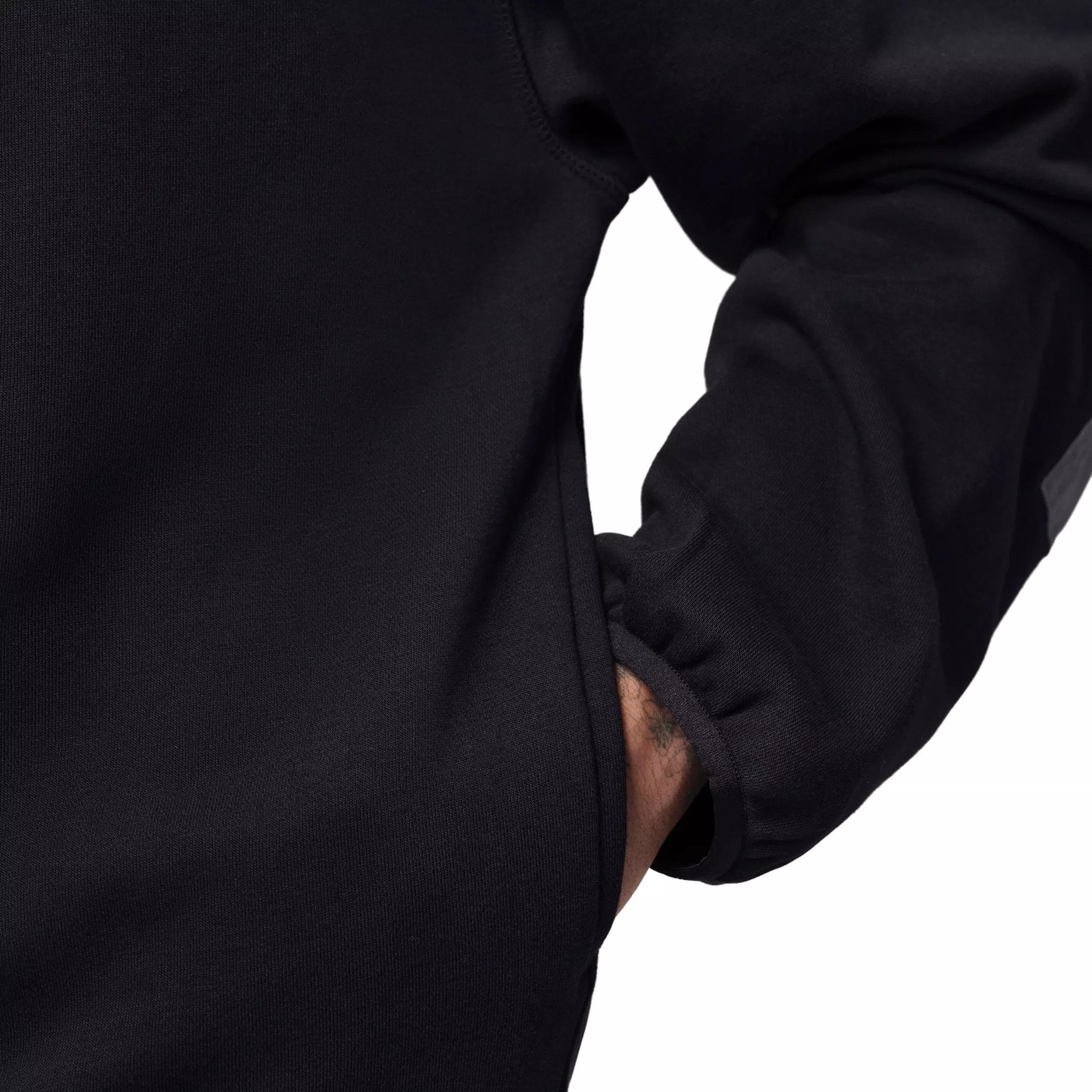 Jordan Men's Brooklyn Hike Mike Full-Zip Hooded Jacket - BLACK