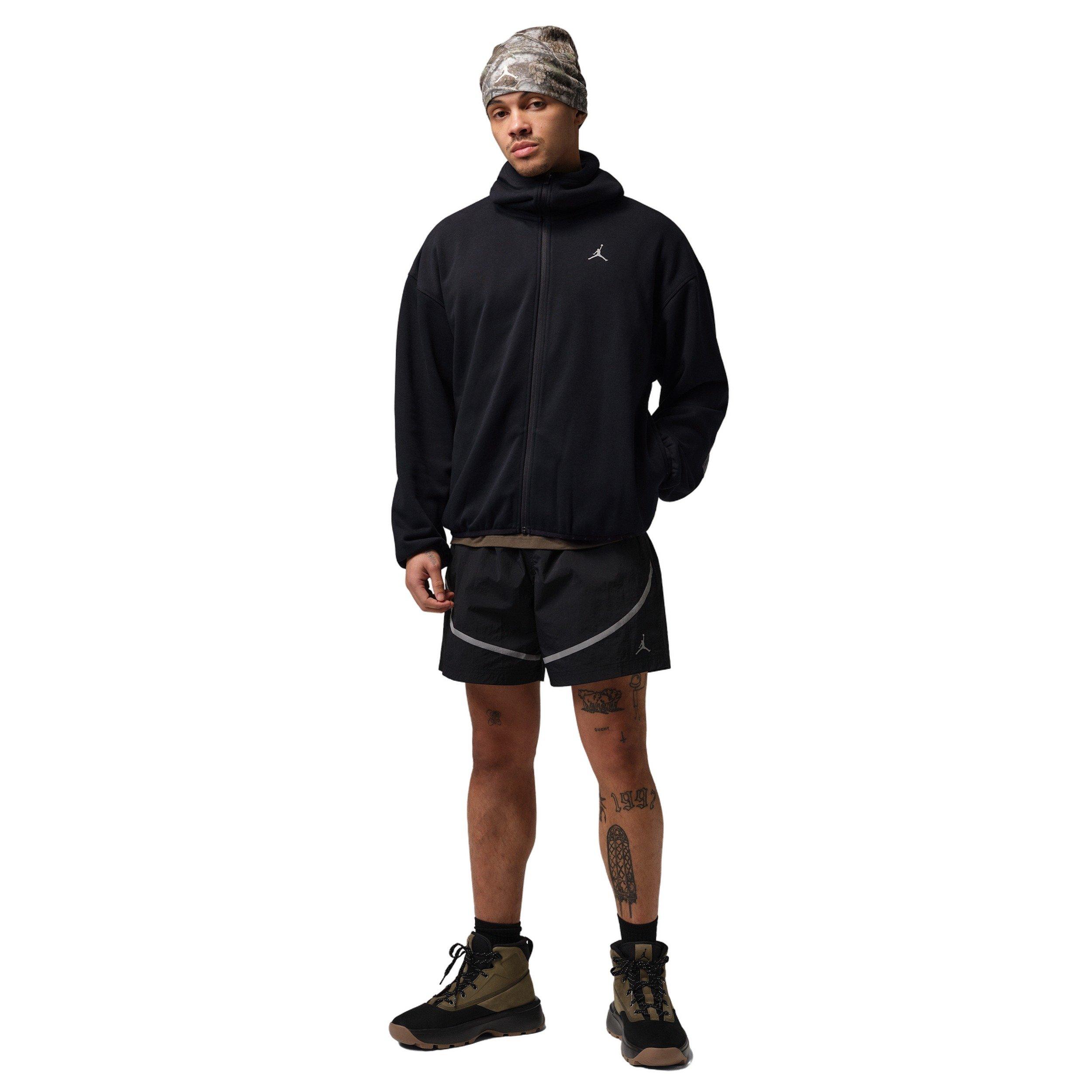 Jordan Men's Brooklyn Hike Mike Full-Zip Hooded Jacket - BLACK Thumbnail View 7