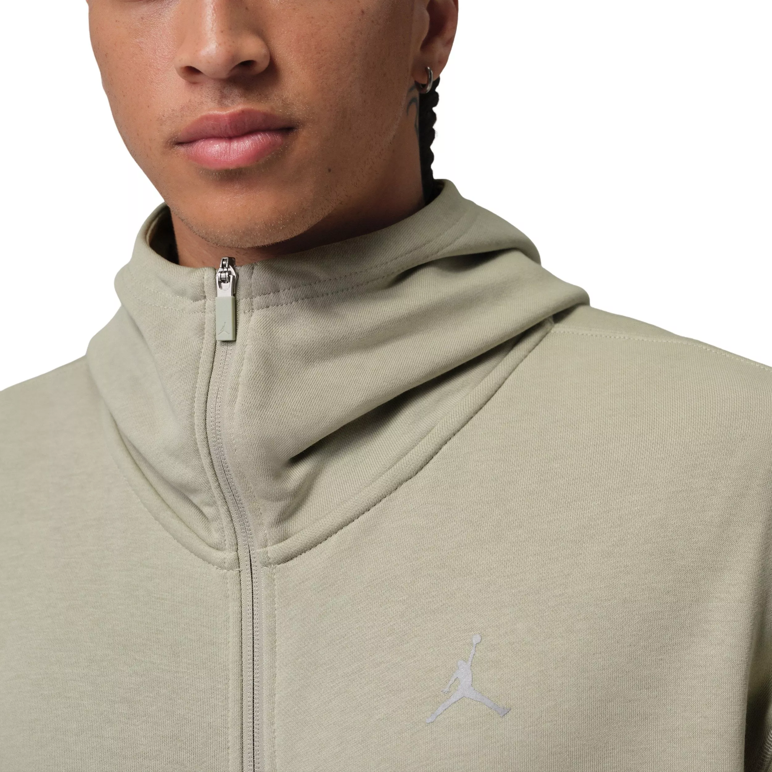 Jordan Men's Brooklyn Hike Mike Full-Zip Hooded Jacket - GREEN
