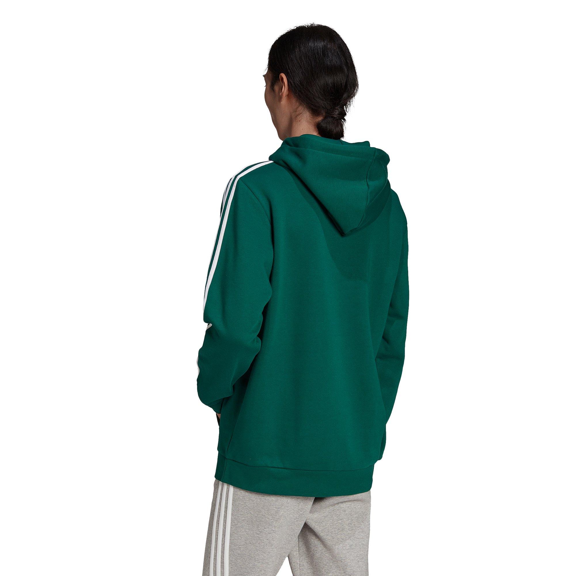 - adidas Adicolor Men\'s Originals Green Classics 3-Stripes Hoodie