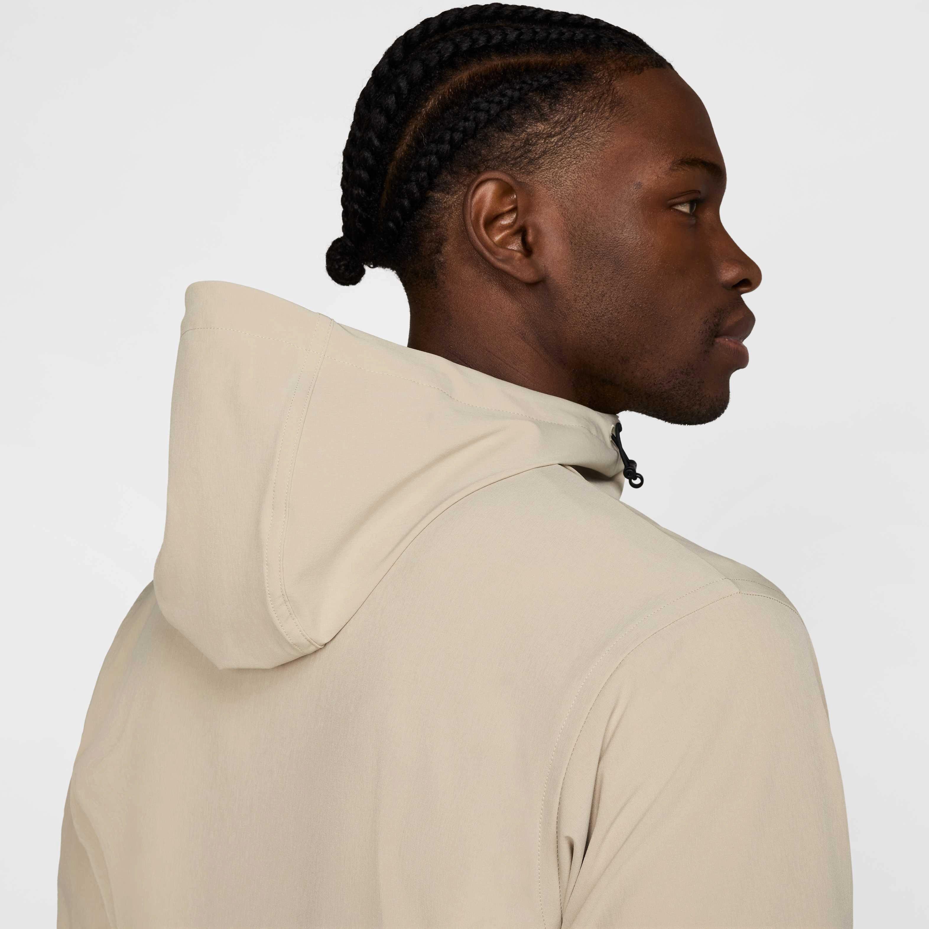 Nike Men's Unlimited Repel Hooded Versatile Jacket - KHAKI Thumbnail View 6