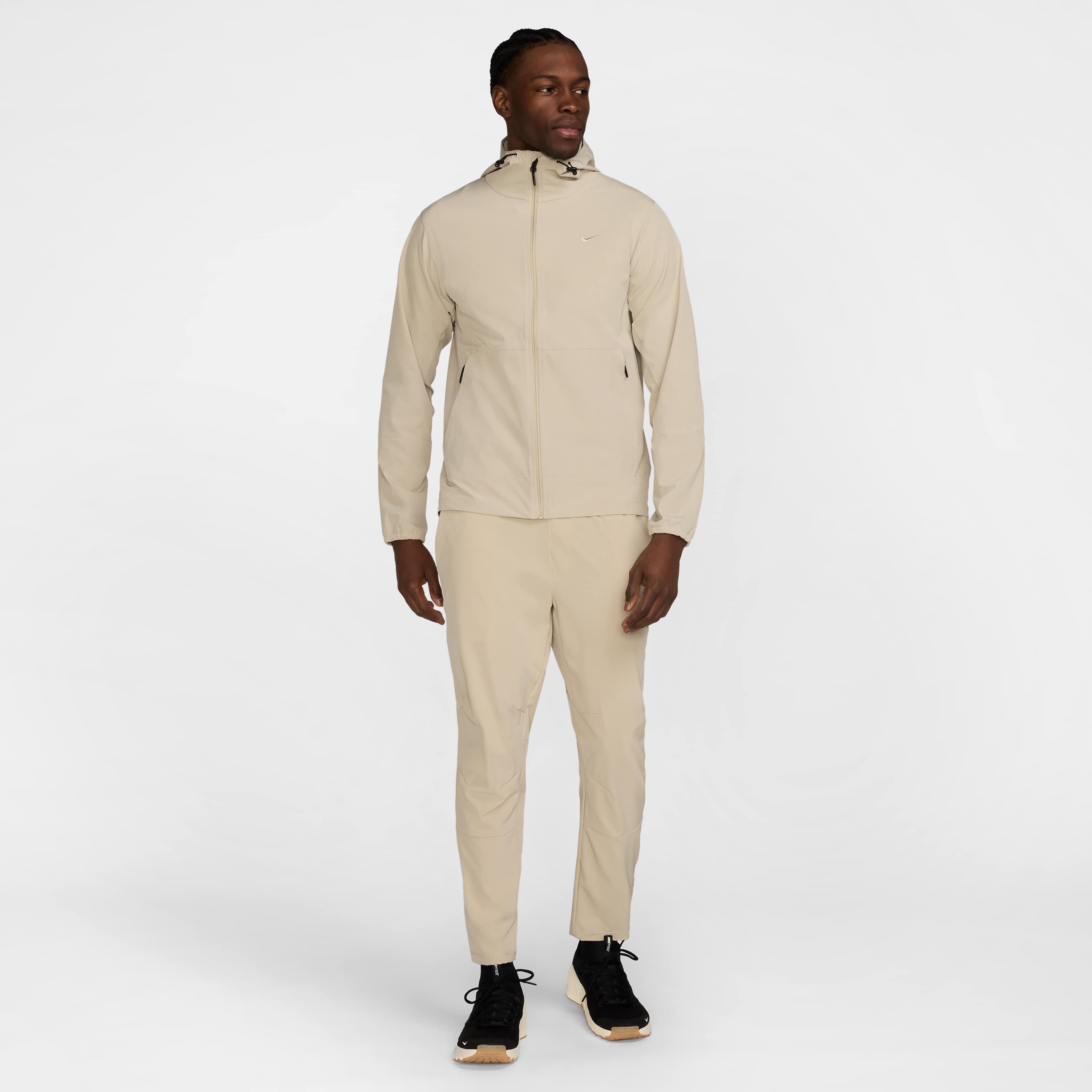 Nike Men's Unlimited Repel Hooded Versatile Jacket - KHAKI Thumbnail View 7