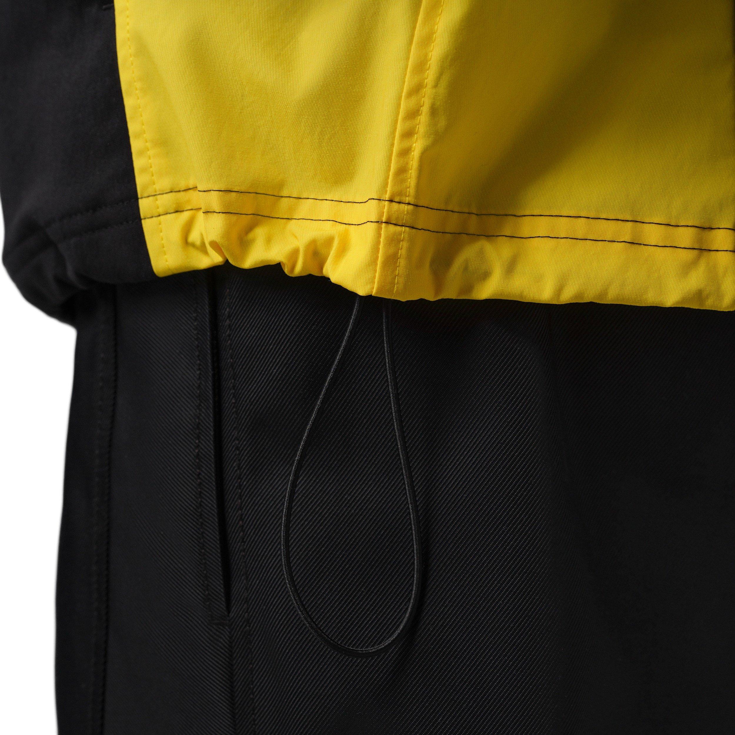 Jordan Men's Flight Lightweight Half-Zip Hoodie - BLACK/YELLOW Thumbnail View 7
