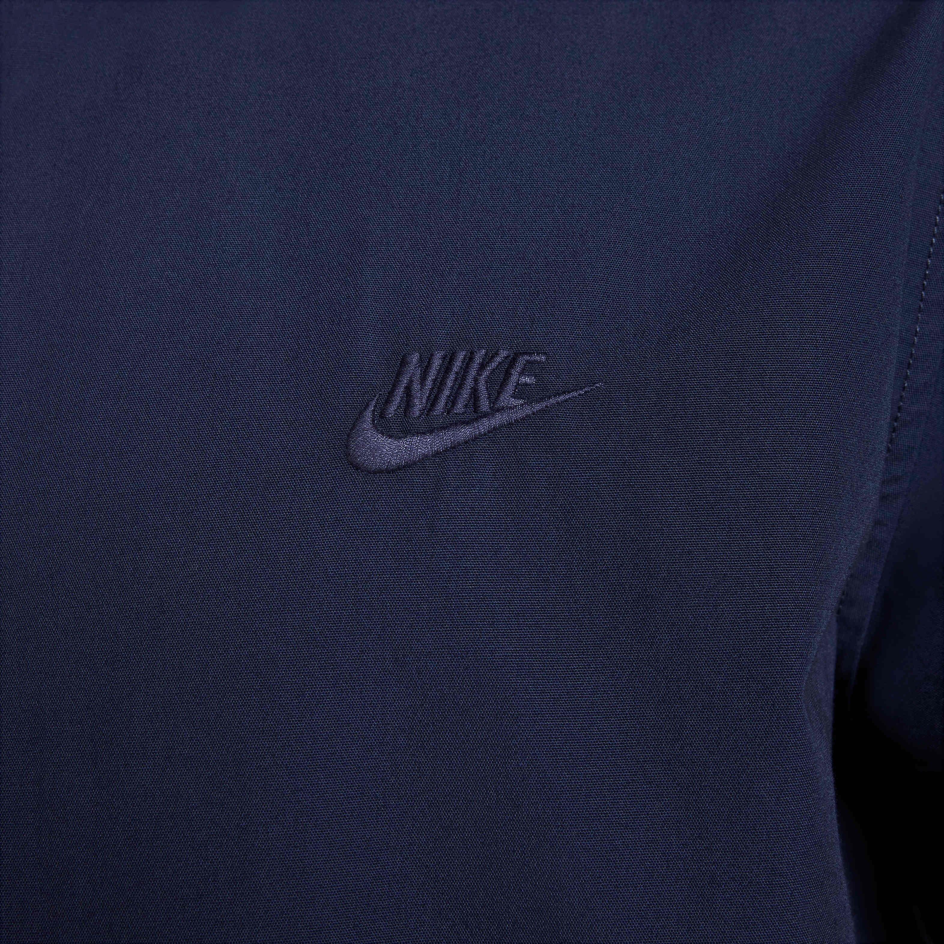 Nike Men's Club Short-Sleeve Button-Down Shirt - Blue - BLUE Thumbnail View 4