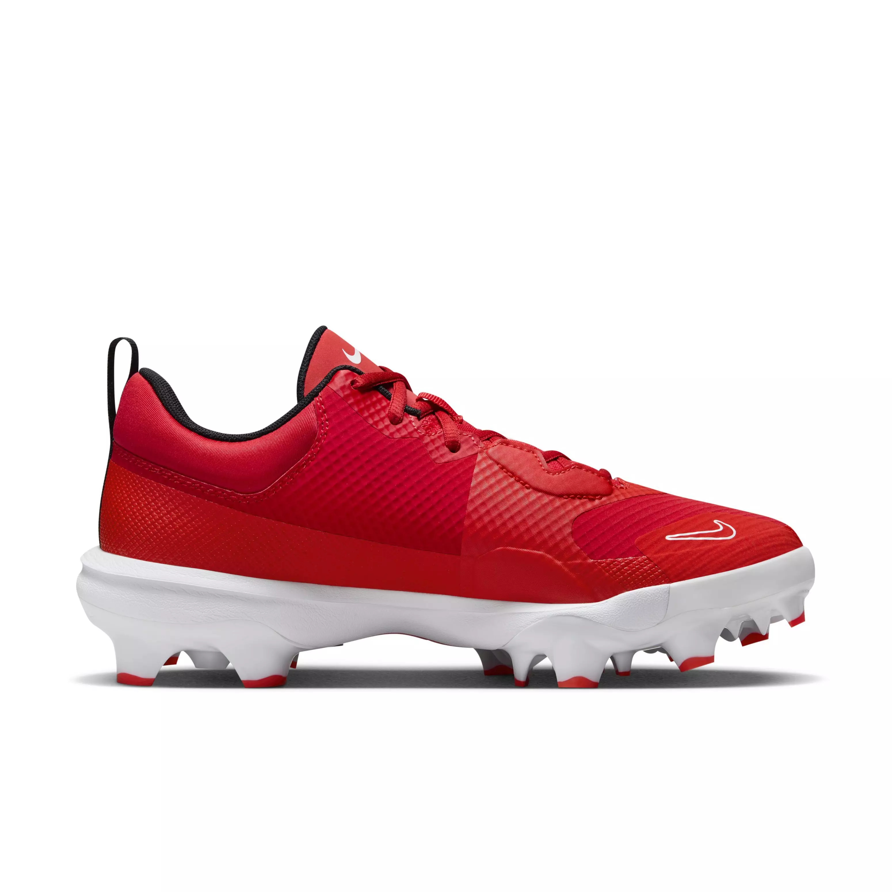 Nike Force Trout 9 Pro MCS "University Red/White/Light Crimson/Black" Men's Baseball Cleat - RED/WHITE/LT CRIMSON/BLACK