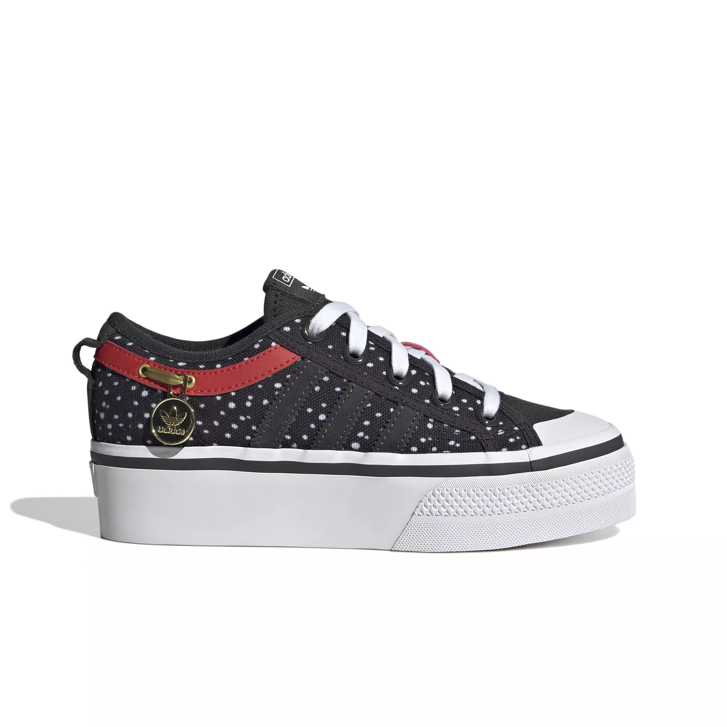 adidas Originals x Disney 101 Dalmatians Nizza Platform "Black" Grade School Girls' Shoe - BLACK
