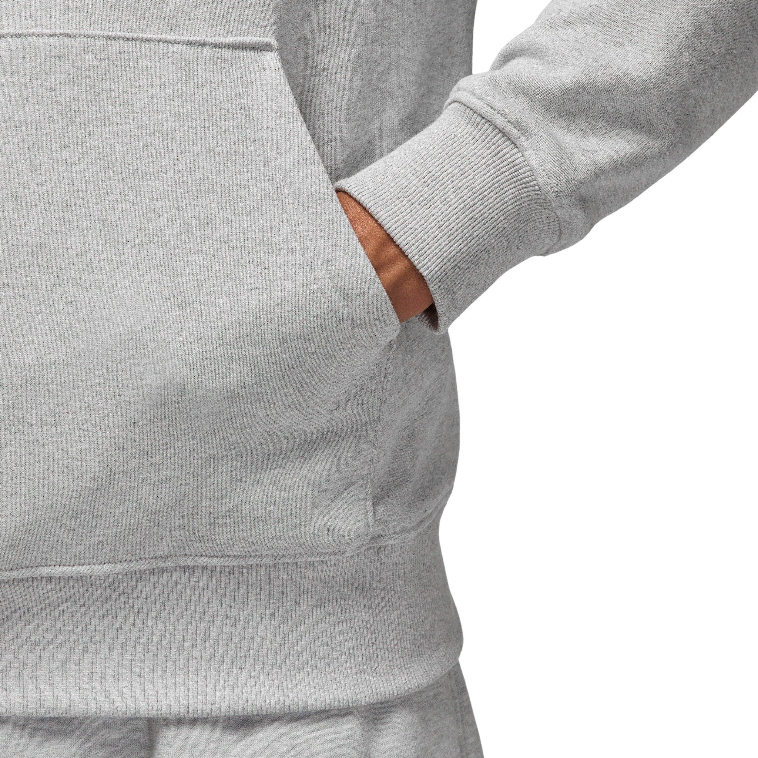 Jordan Men's Flight Fleece Pullover Hoodie - GREY Thumbnail View 5