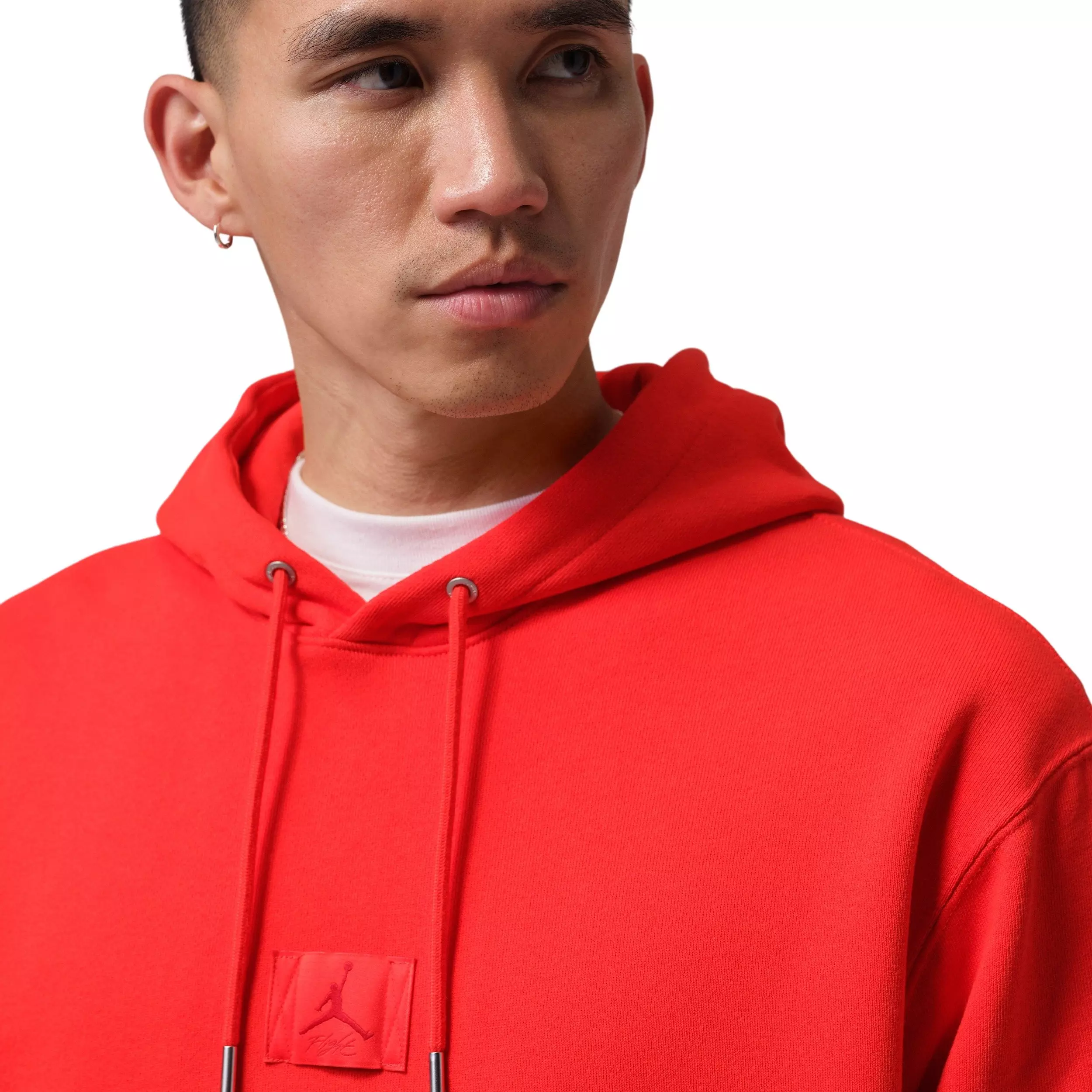 Jordan Men's Flight Fleece Pullover Hoodie - RED