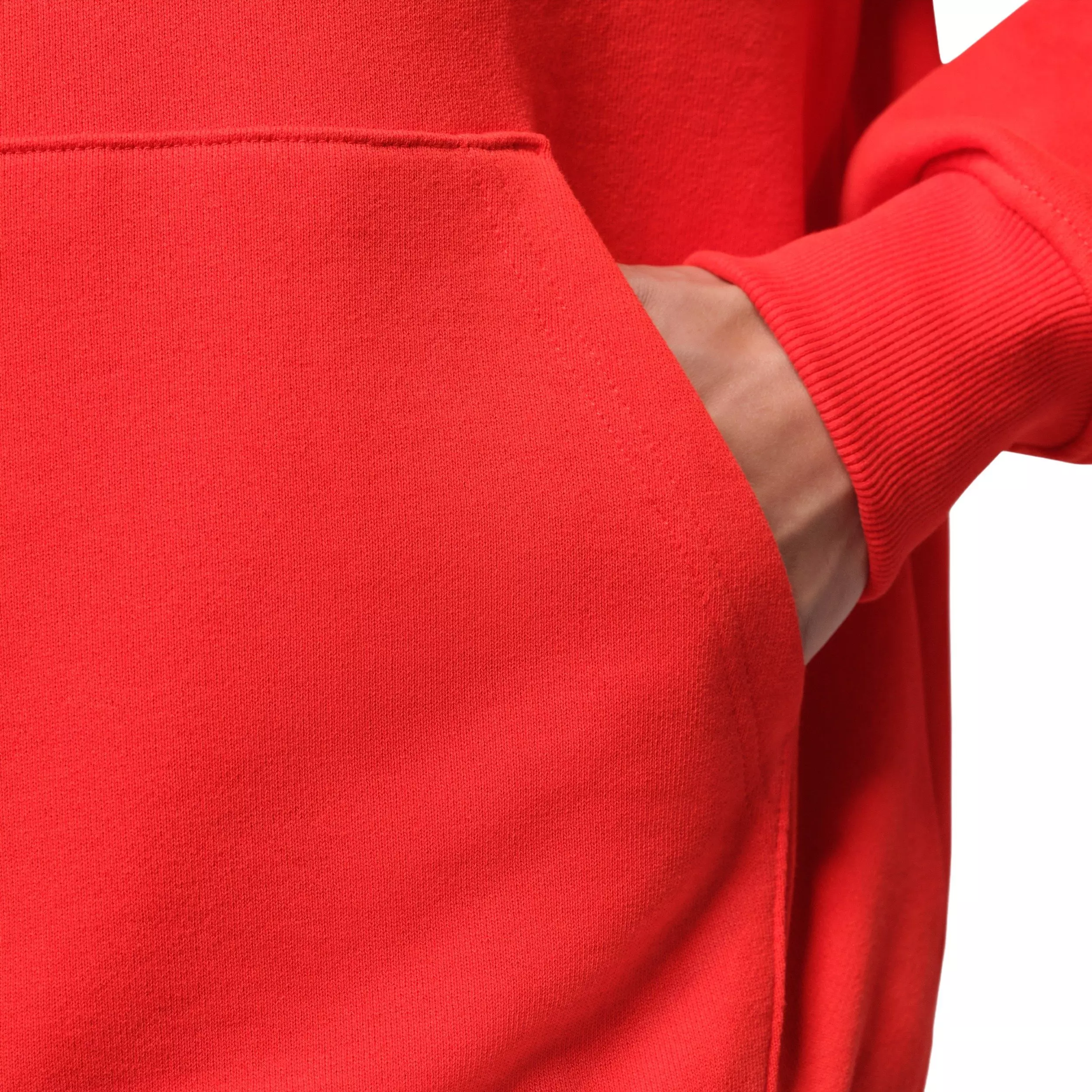 Jordan Men's Flight Fleece Pullover Hoodie - RED