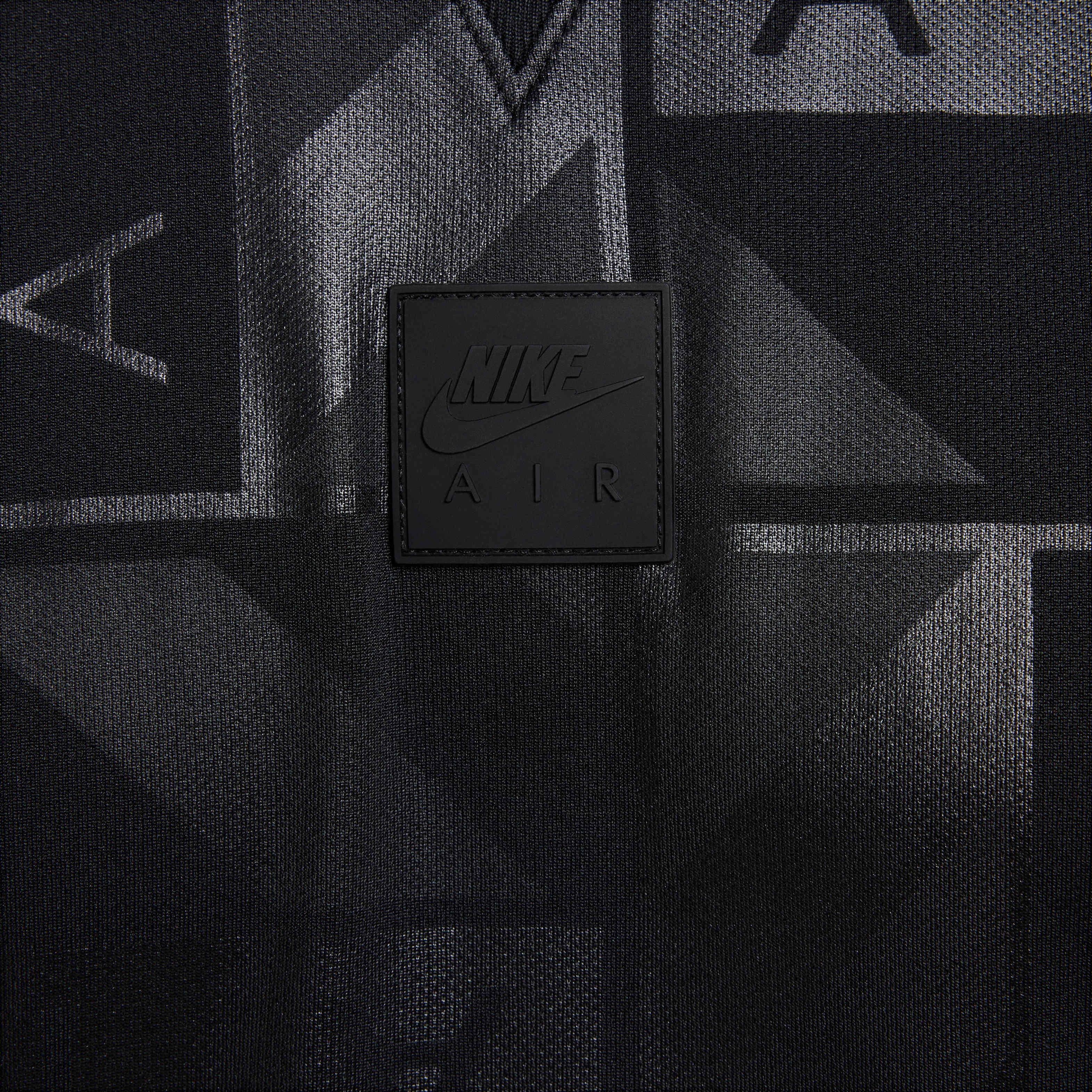 Nike Air Men's Long Sleeve Jersey - BLACK Thumbnail View 4