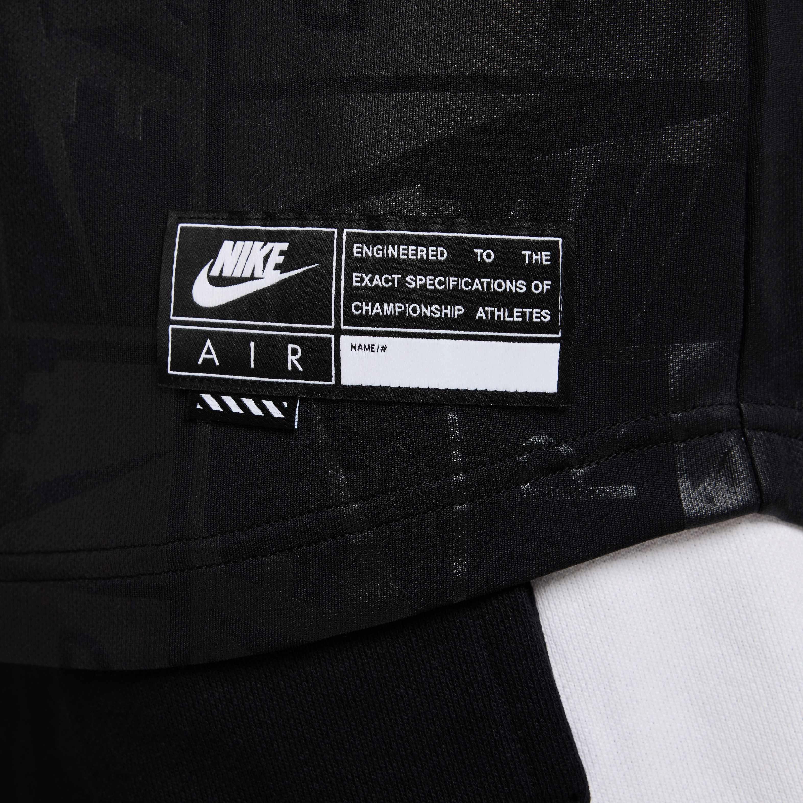 Nike Air Men's Long Sleeve Jersey - BLACK Thumbnail View 6