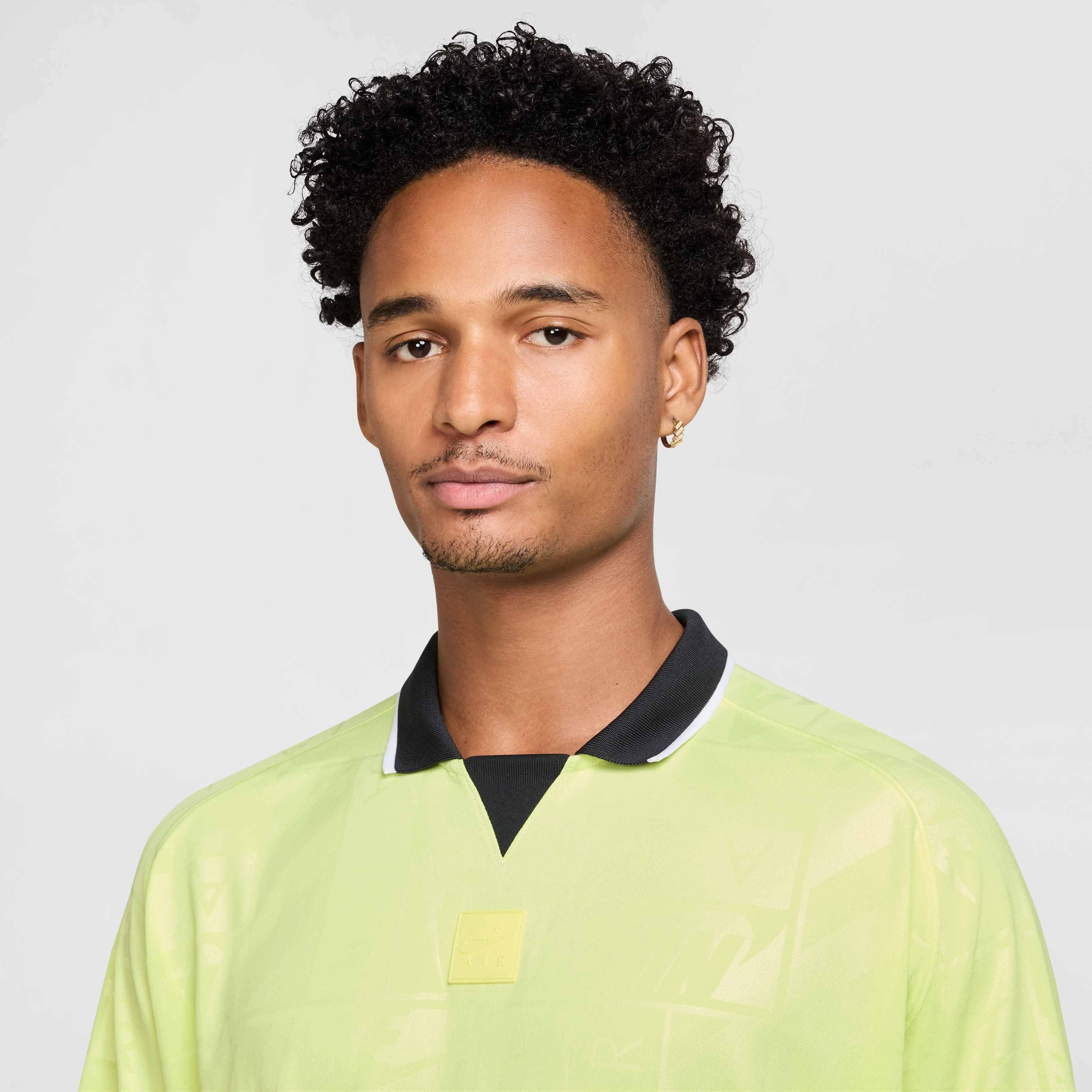 Nike Air Men's Long Sleeve Jersey - YELLOW Thumbnail View 3