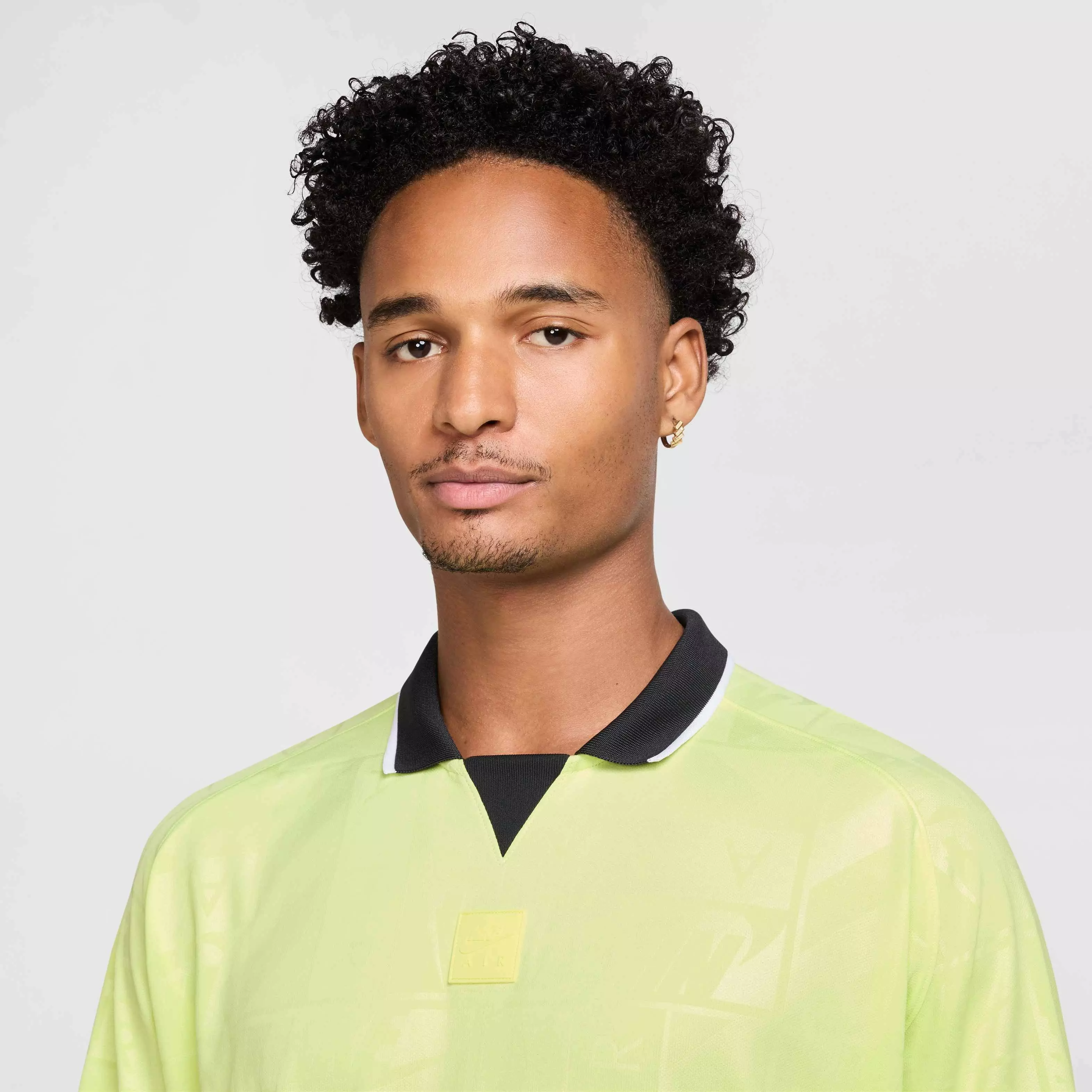 Nike Air Men's Long Sleeve Jersey - YELLOW