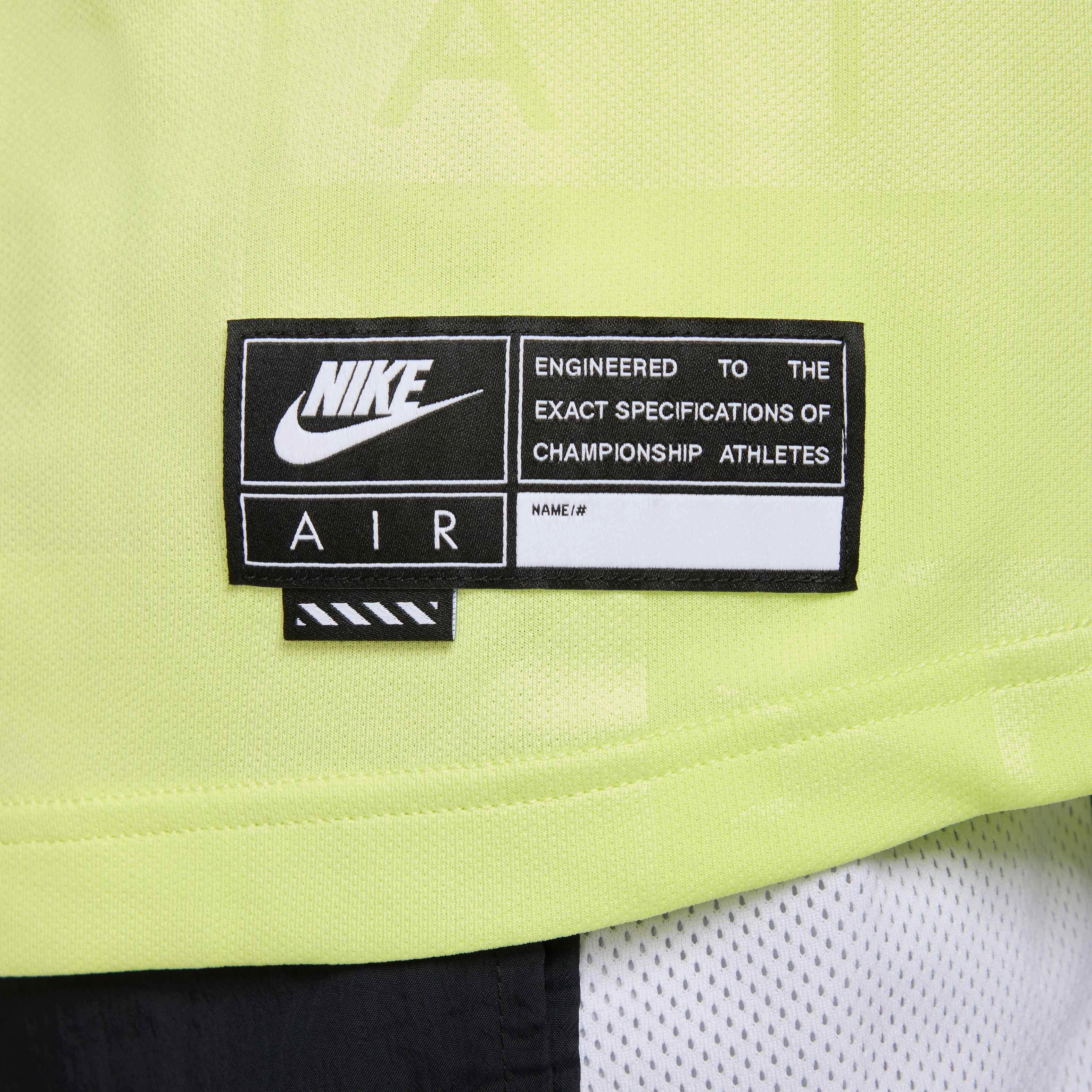 Nike Air Men's Long Sleeve Jersey - YELLOW Thumbnail View 6