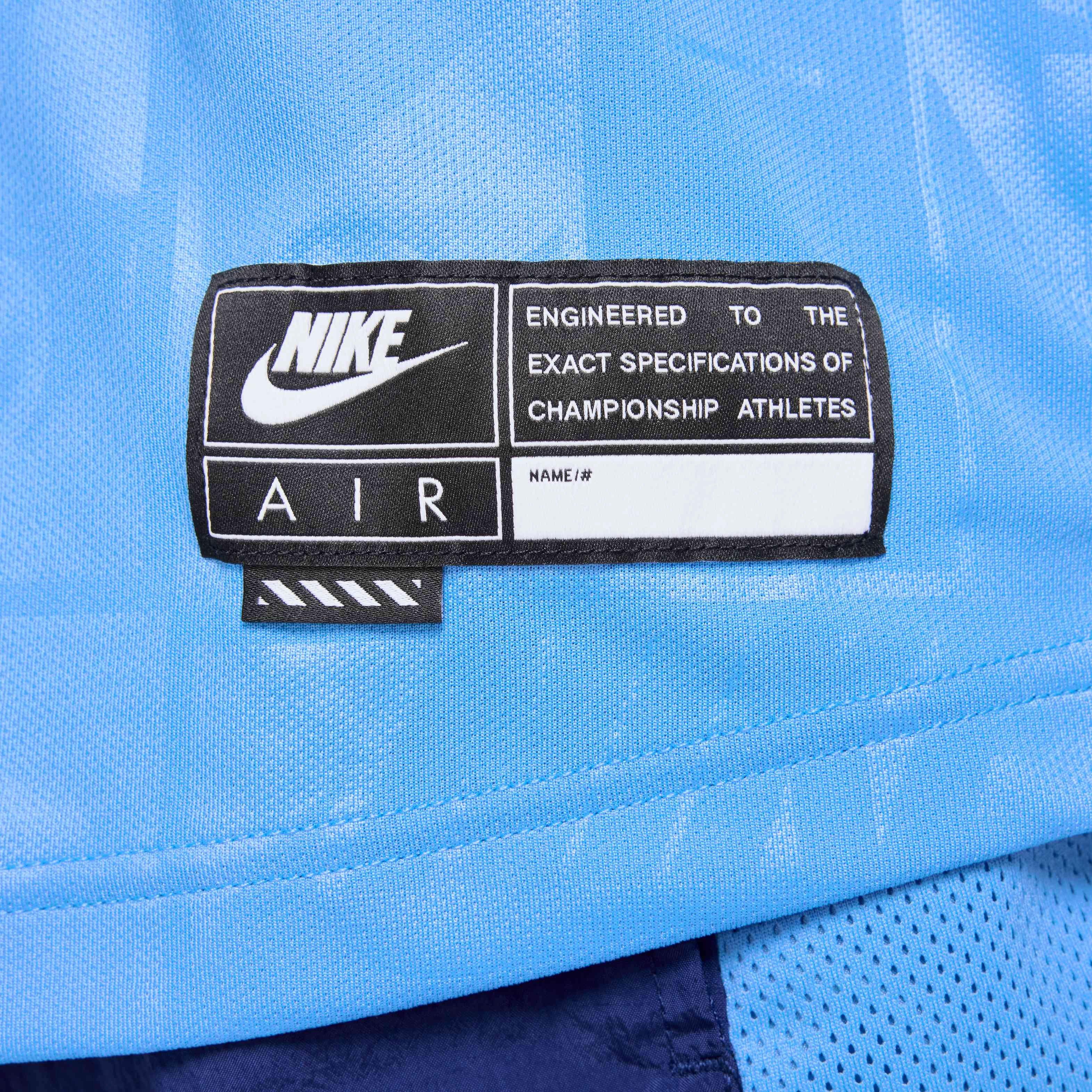 Nike Air Men's Long Sleeve Jersey - BLUE Thumbnail View 6