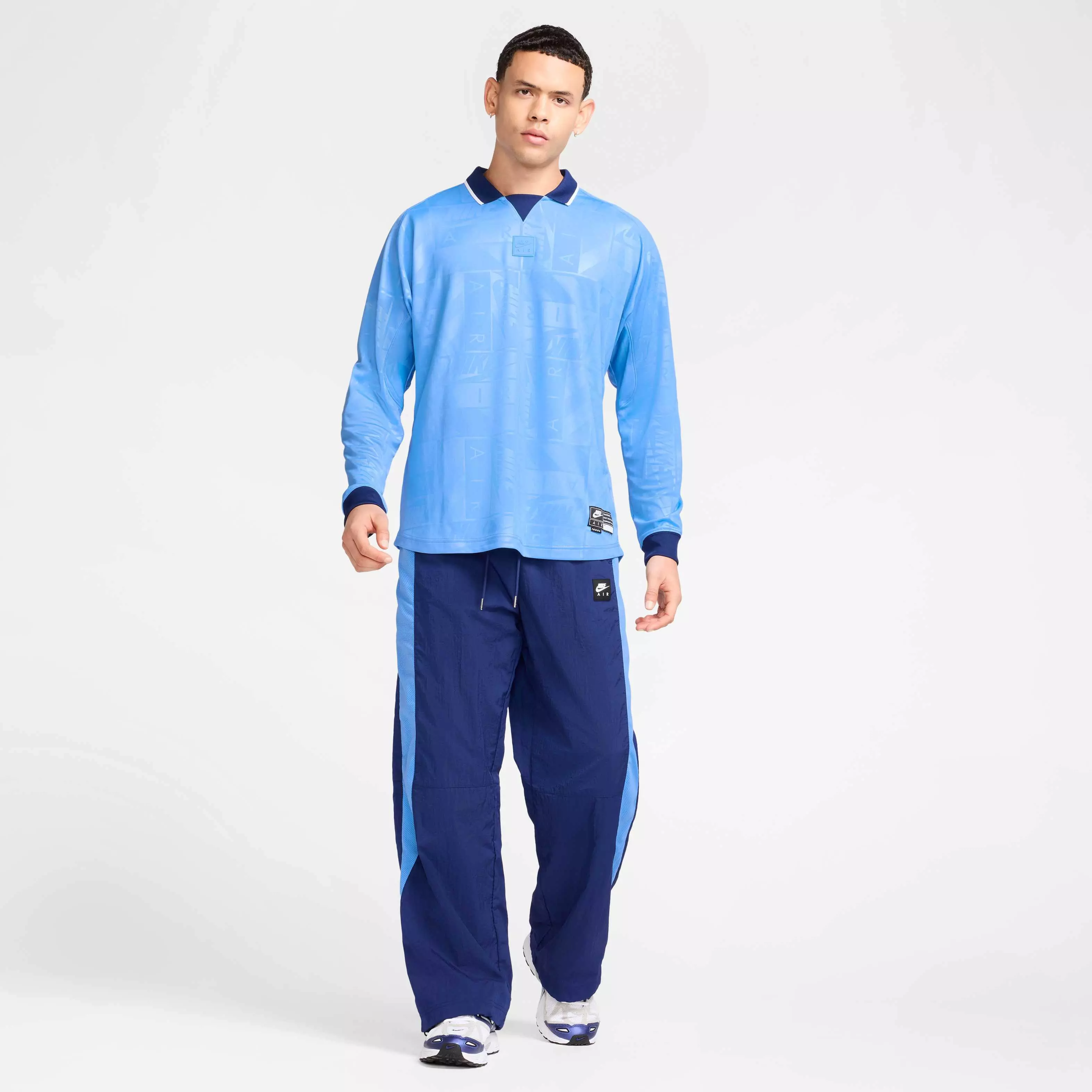 Nike Air Men's Long Sleeve Jersey - BLUE