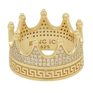 King Ice Crown Ring - Gold - GOLD