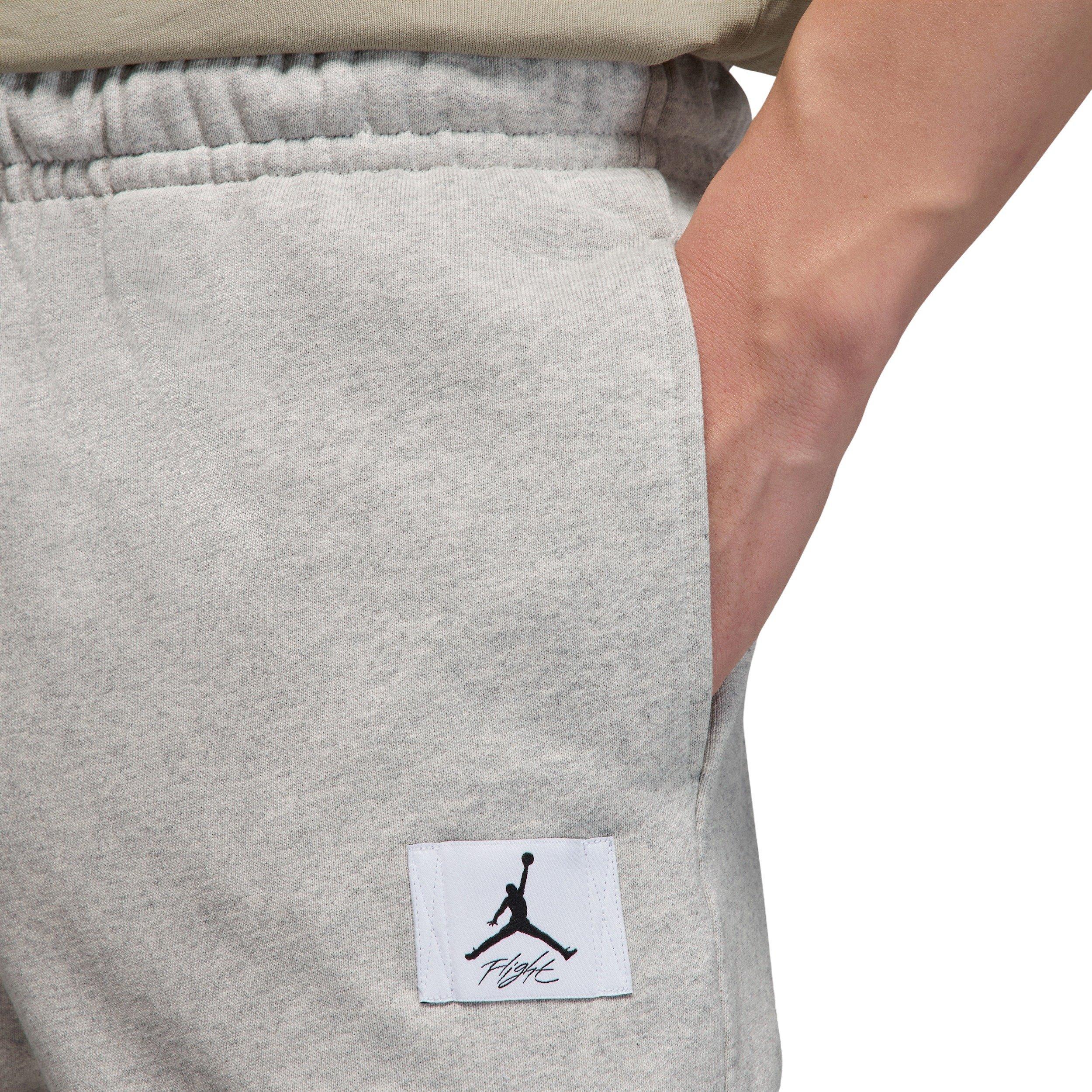 Jordan Men's Flight Fleece Sweatpants - GREY Thumbnail View 3
