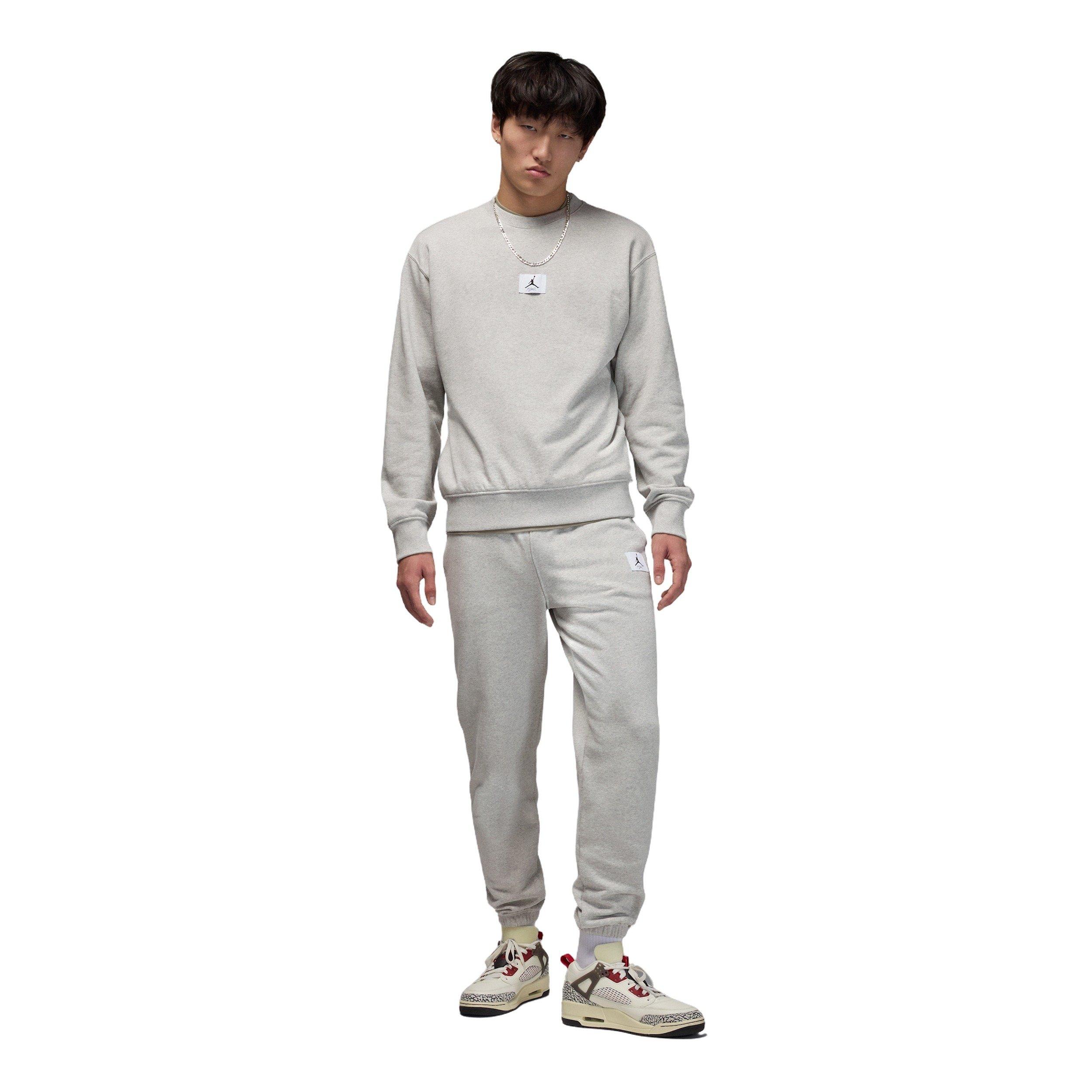 Jordan Men's Flight Fleece Sweatpants - GREY Thumbnail View 6