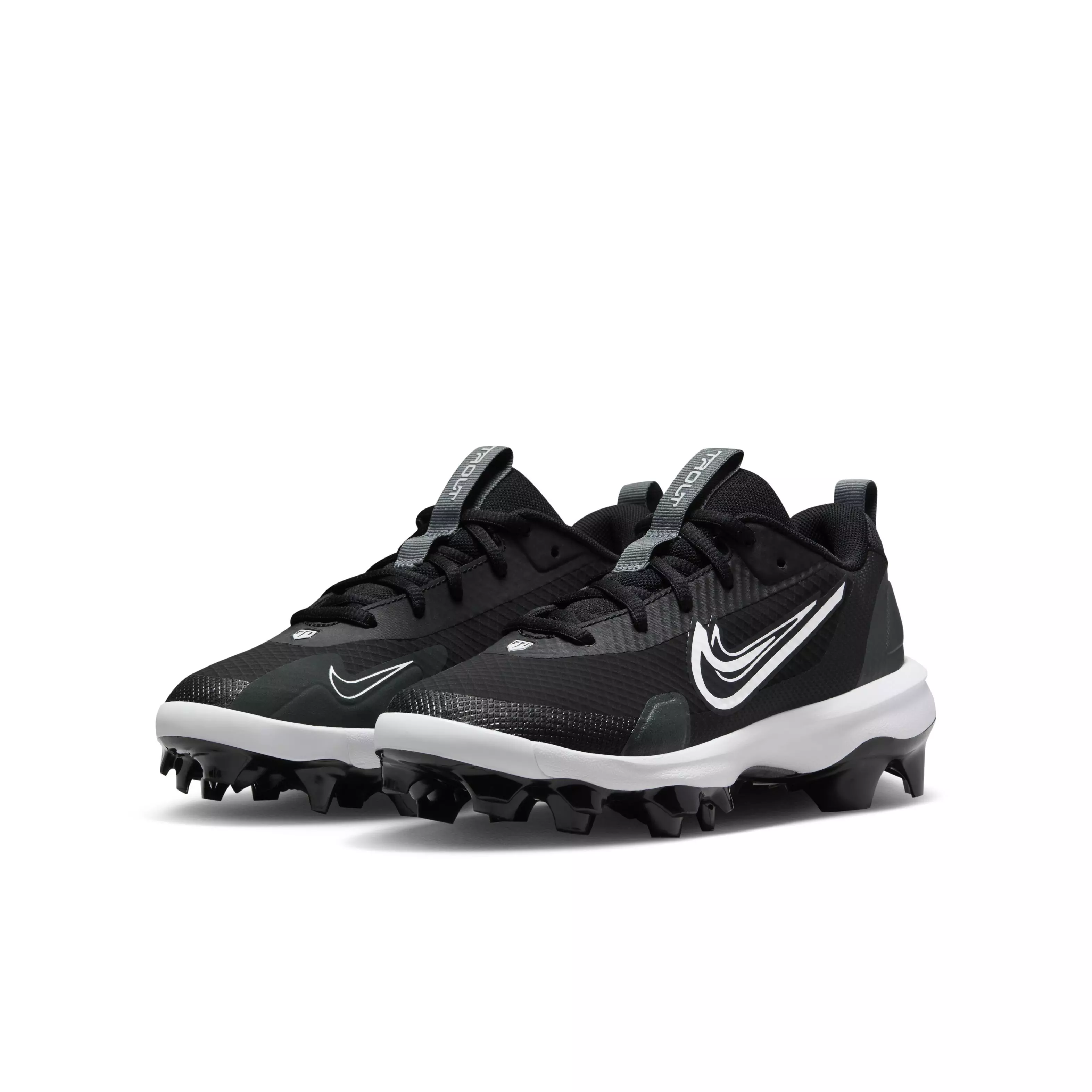 Nike Force Trout 9 Pro MCS "Black/Anthracite/Cool Grey/White" Grade School Boys' Baseball Cleat - BLACK/ANTHRACITE/GREY/WHITE
