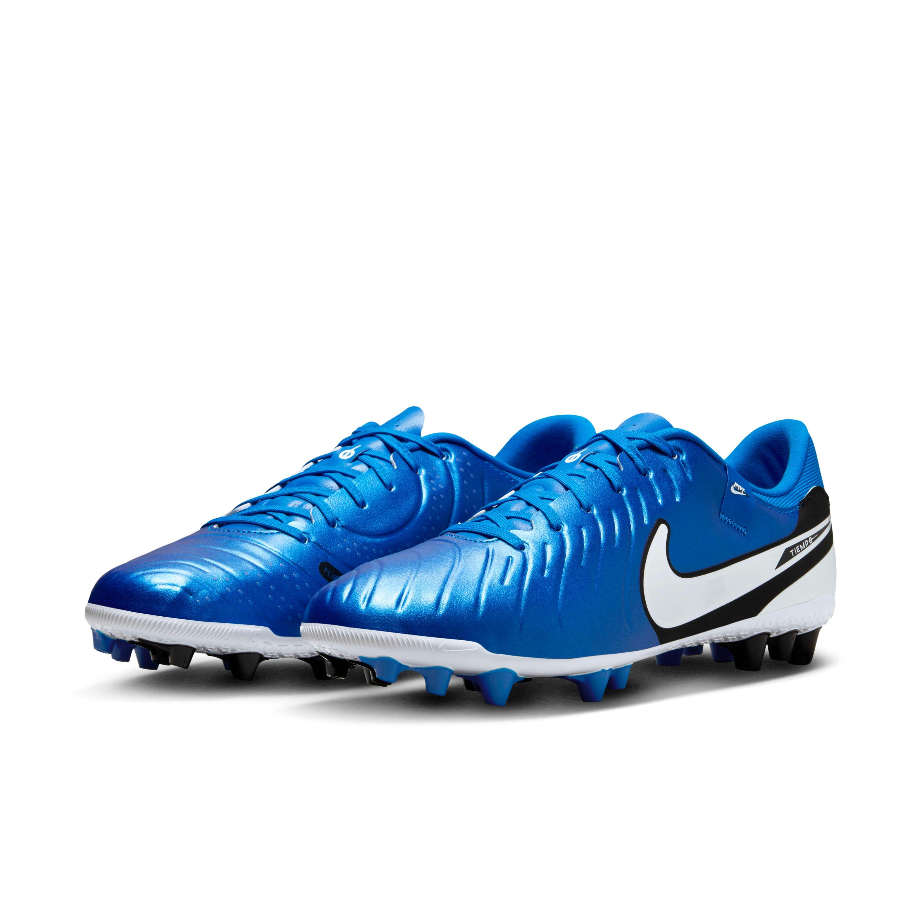 Nike Tiempo Legend 10 Academy AG "Soar/White" Men's Soccer Cleat - SOAR/WHITE Thumbnail View 3