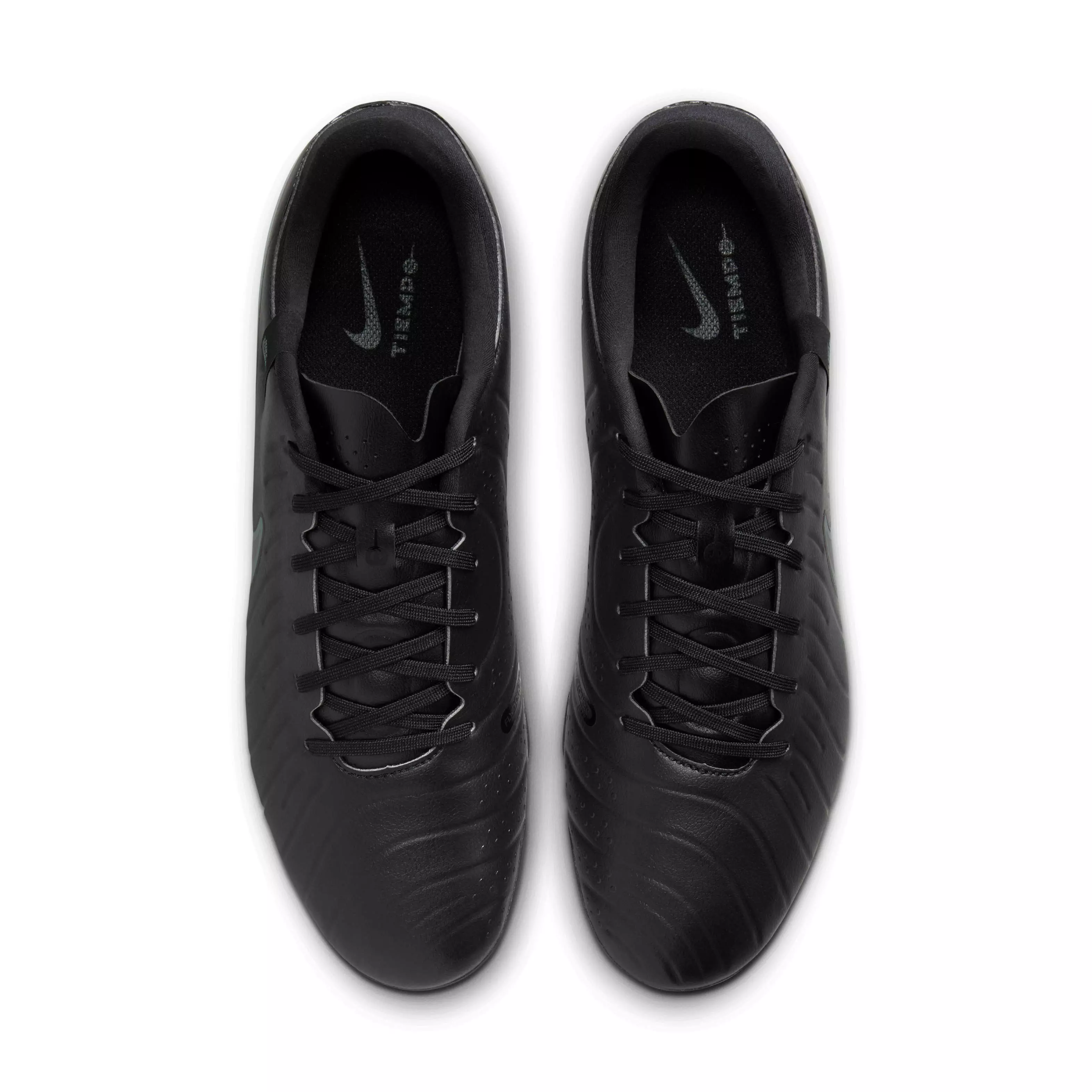 Nike Tiempo Legend 10 Academy MG "Black/Deep Jungle/Black" Men's Soccer Cleat - BLACK/JUNGLE/BLACK