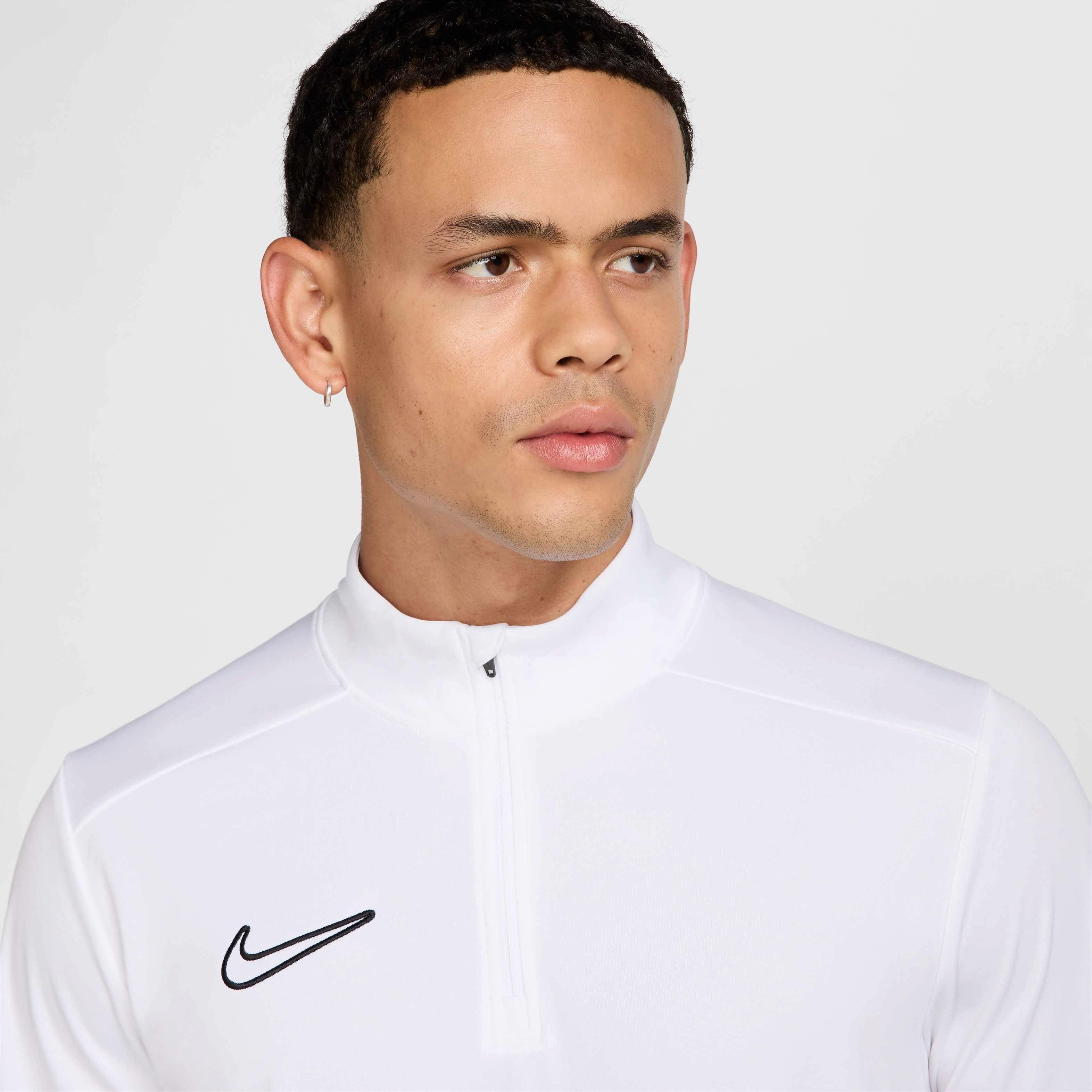 Nike Men's Academy25 Dri-FIT Soccer Drill Top - WHITE Thumbnail View 3