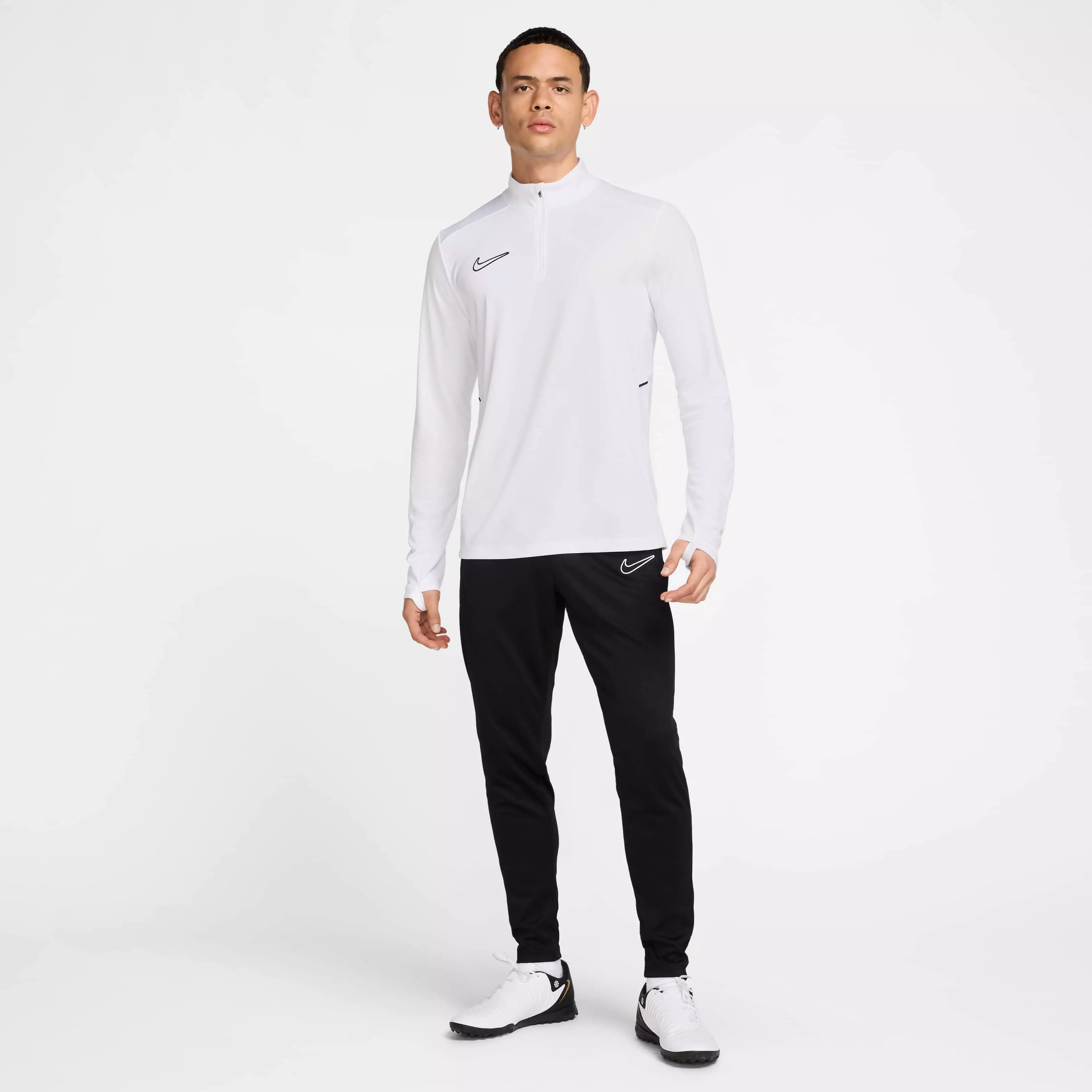 Nike Men's Academy25 Dri-FIT Soccer Drill Top - WHITE