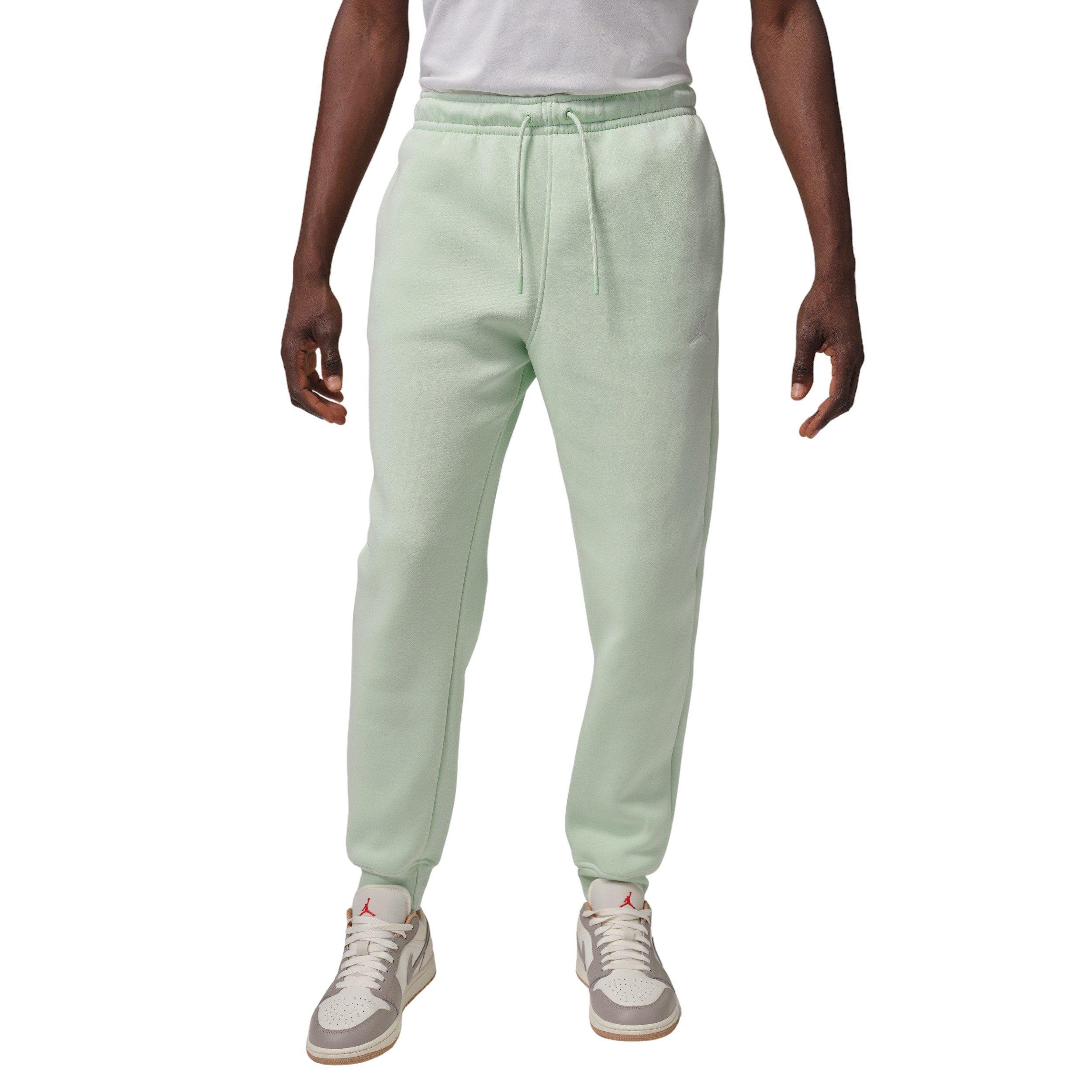 Jordan Men's Brooklyn Fleece Pants - GREEN Thumbnail View 1