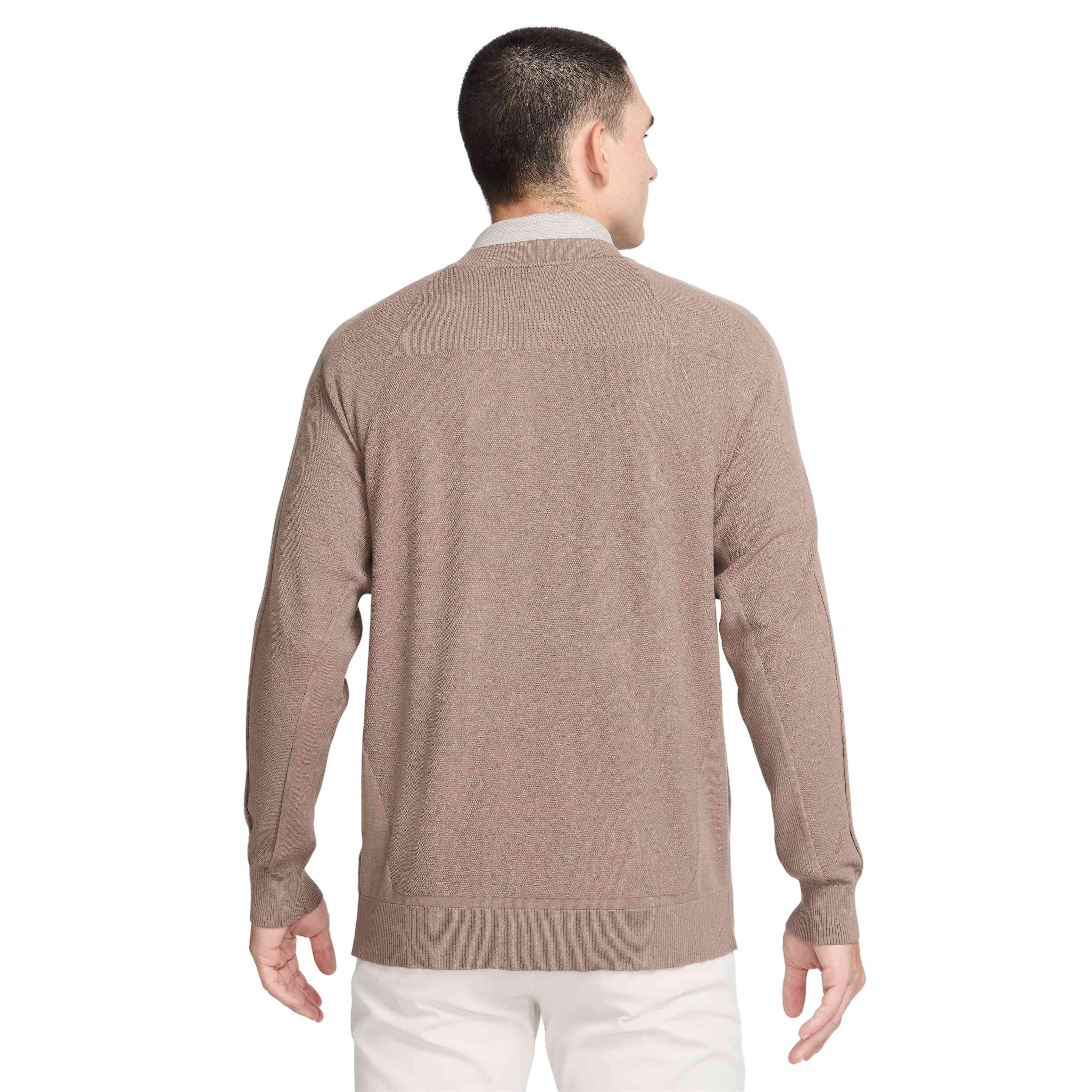 Nike Men's Tour Knit Golf Sweater - BROWN Thumbnail View 2