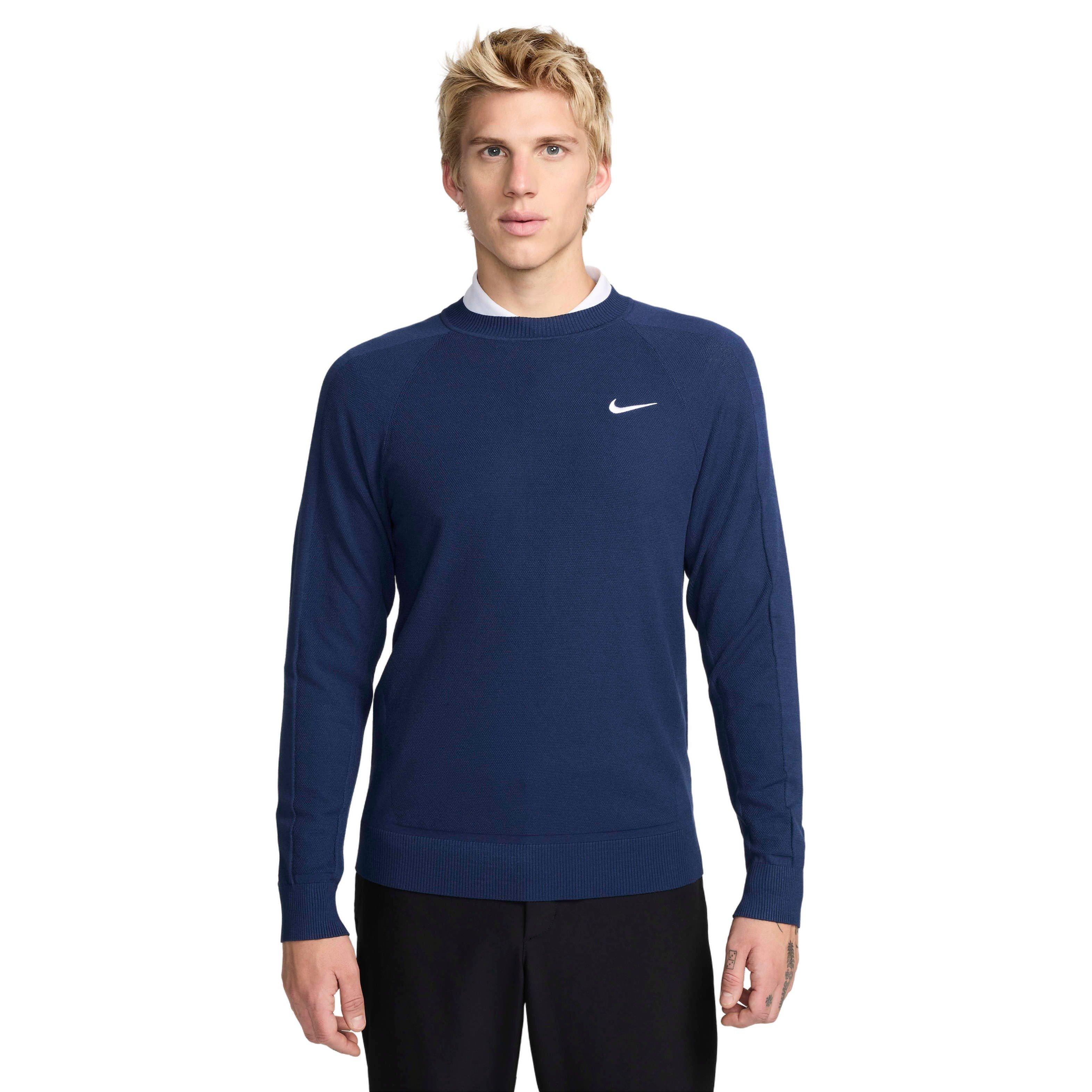 Nike Men's Tour Knit Golf Sweater - NAVY Thumbnail View 1