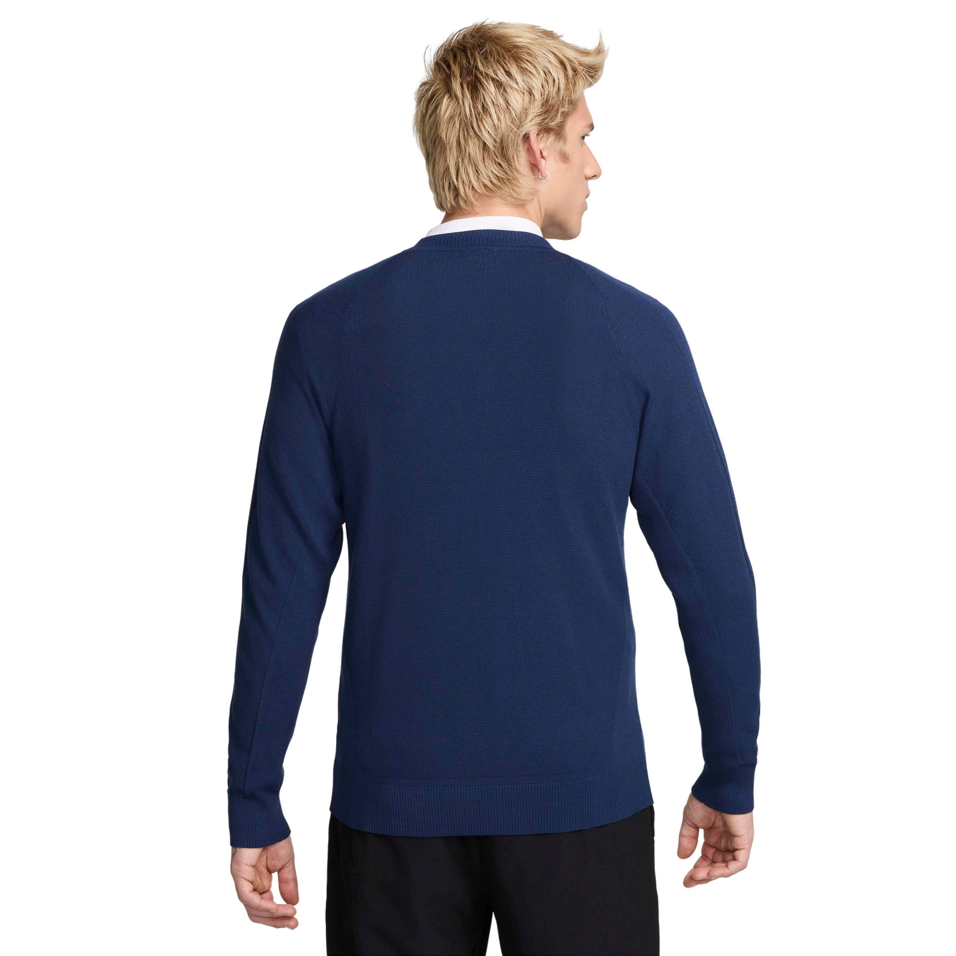 Nike Men's Tour Knit Golf Sweater - NAVY Thumbnail View 2