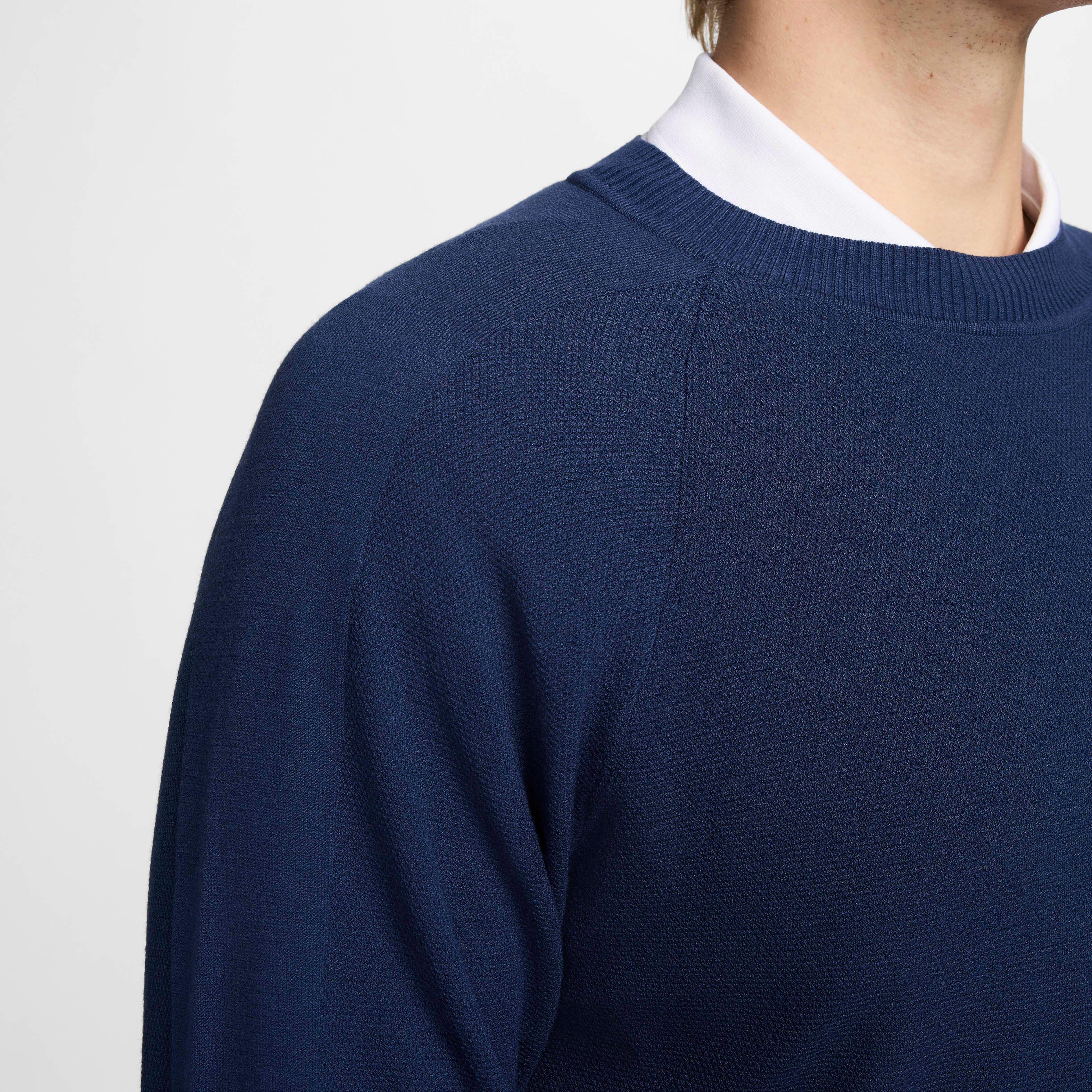 Nike Men's Tour Knit Golf Sweater - NAVY Thumbnail View 5