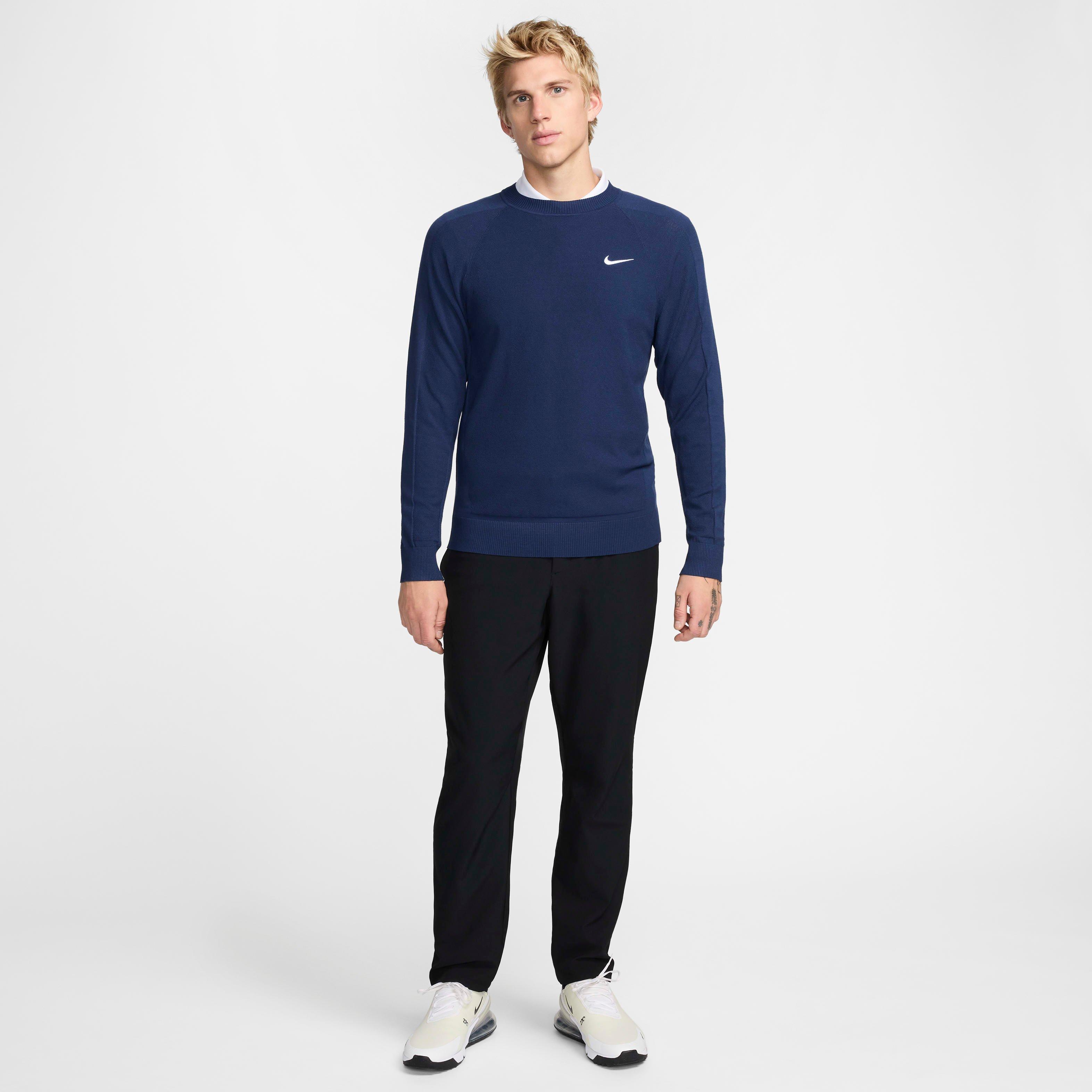 Nike Men's Tour Knit Golf Sweater - NAVY Thumbnail View 6