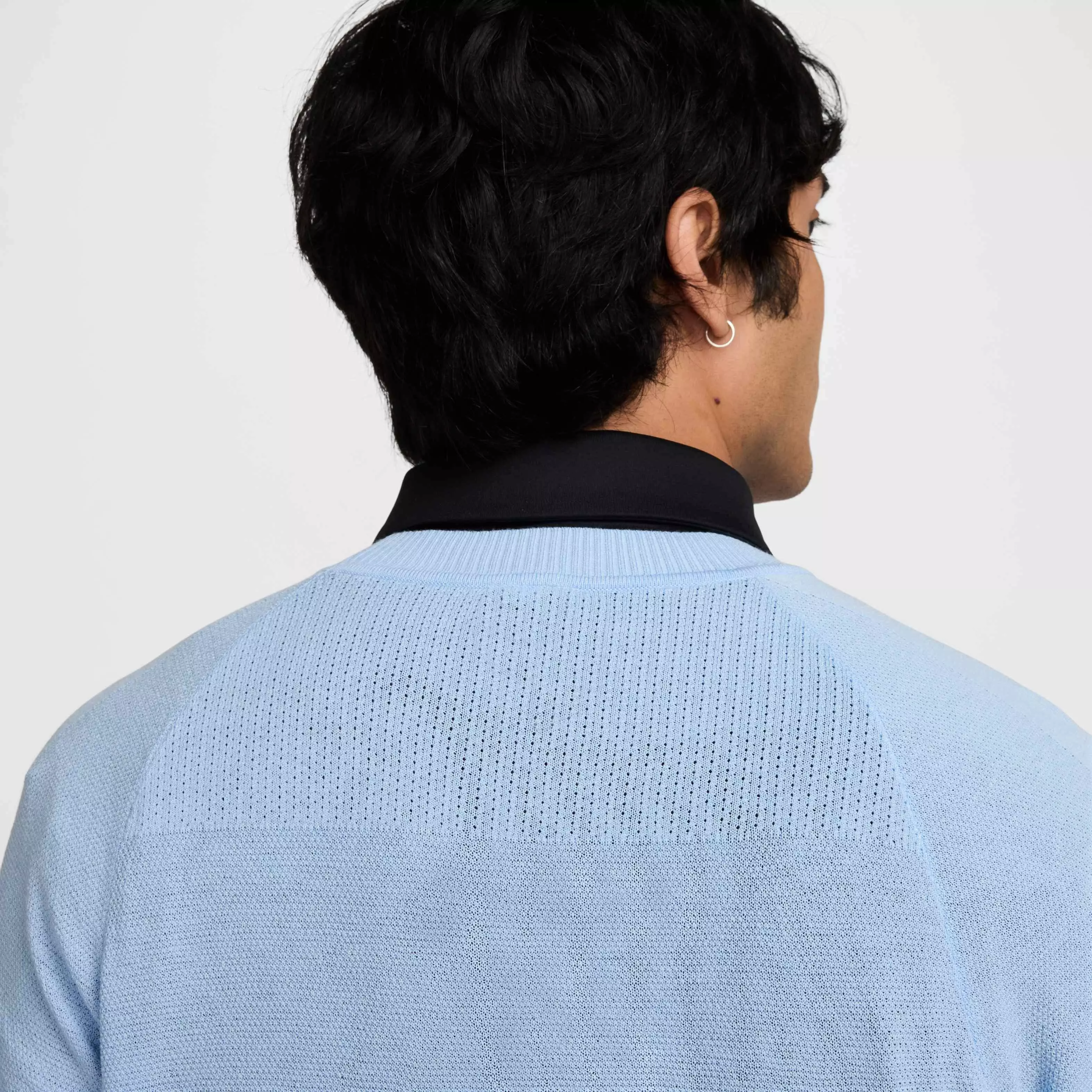 Nike Men's Tour Knit Golf Sweater - BLUE