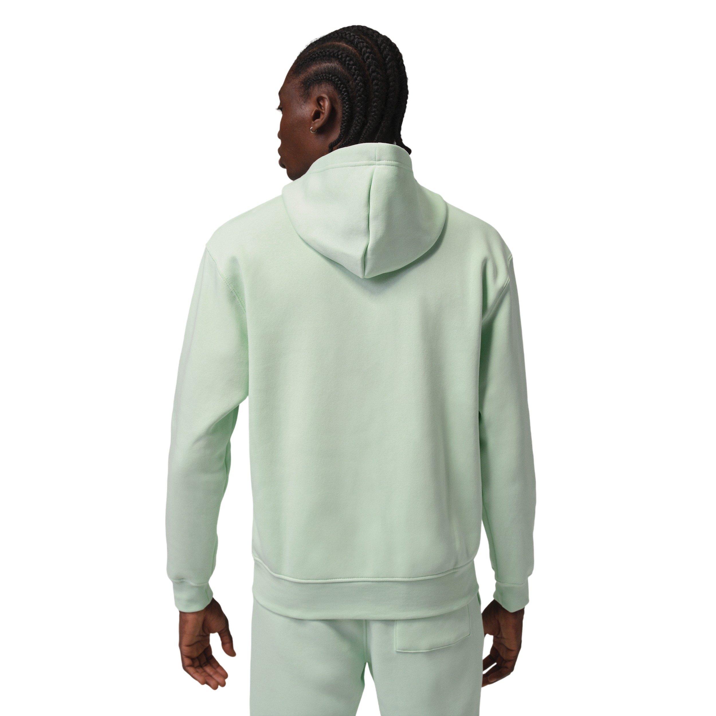 Jordan Men's Brooklyn Fleece Logo Pullover Hoodie - GREEN Thumbnail View 2