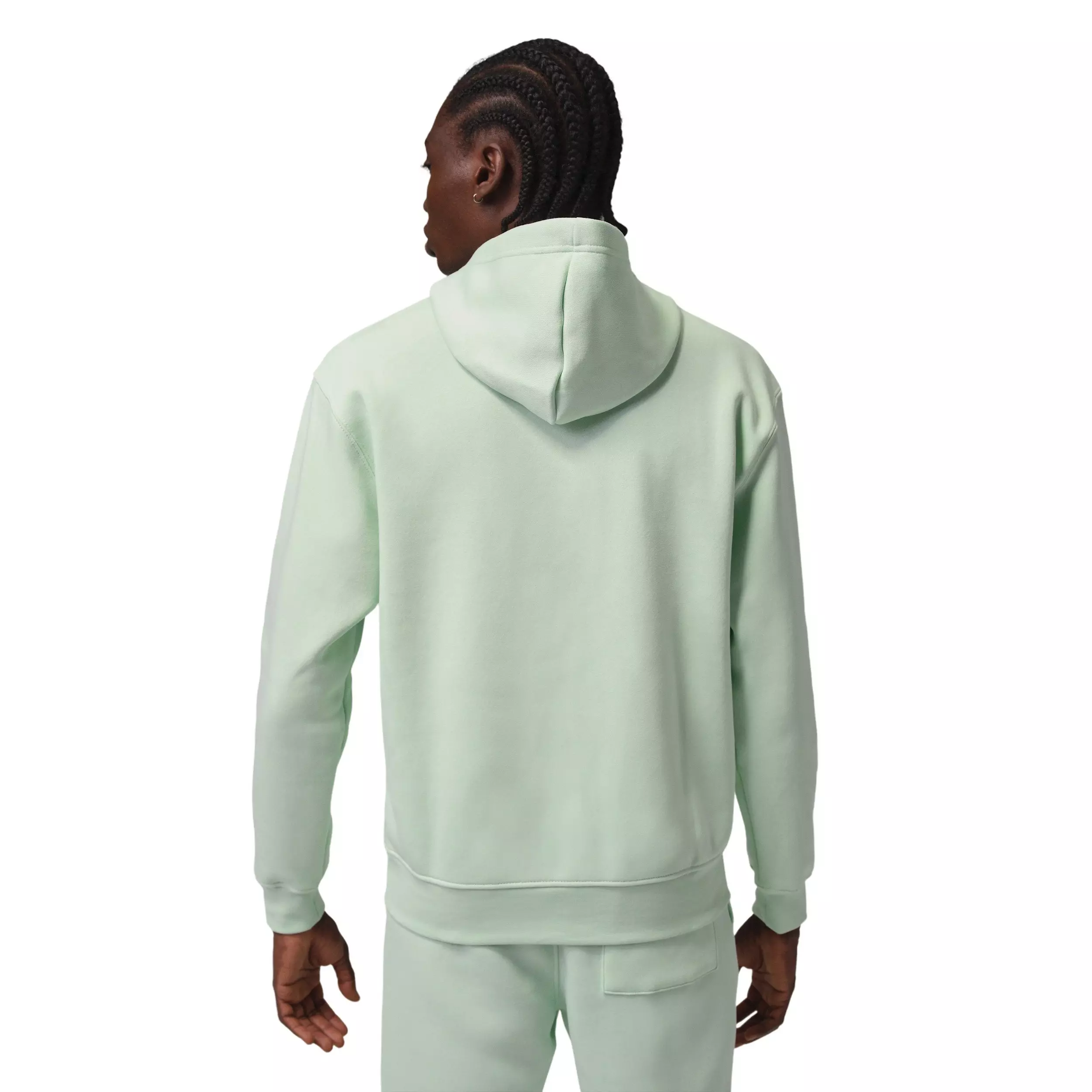 Jordan Men's Brooklyn Fleece Logo Pullover Hoodie - GREEN