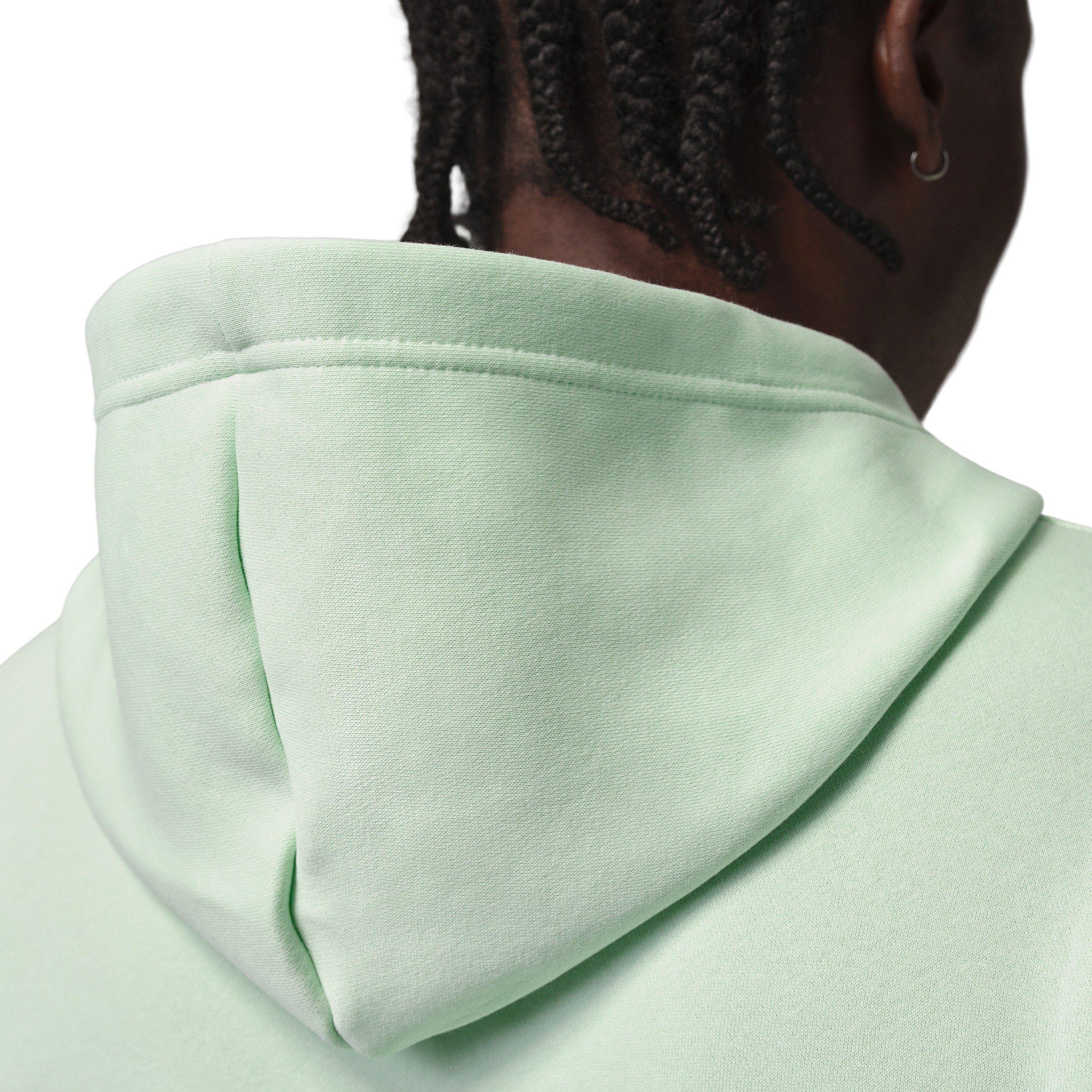 Jordan Men's Brooklyn Fleece Logo Pullover Hoodie - GREEN Thumbnail View 5
