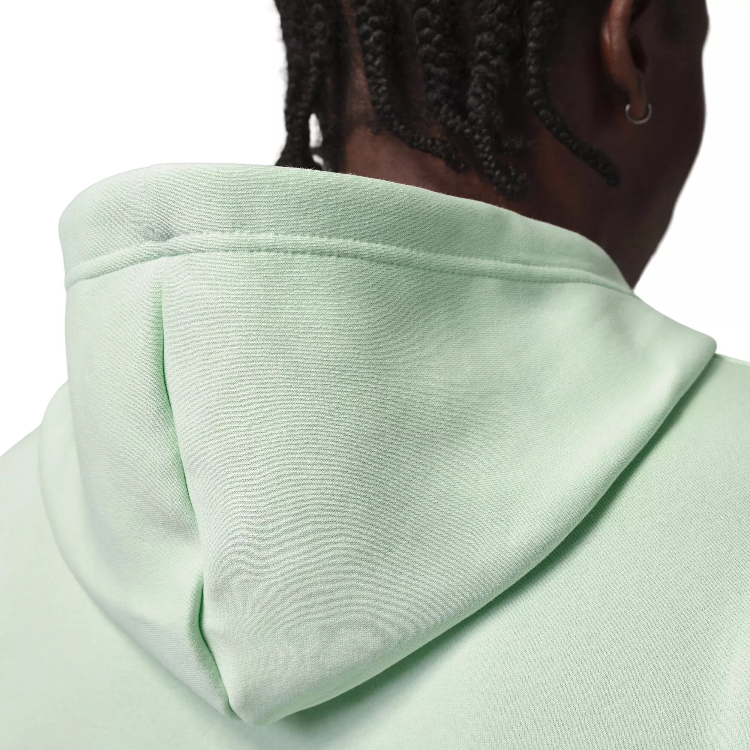 Jordan Men's Brooklyn Fleece Logo Pullover Hoodie - GREEN