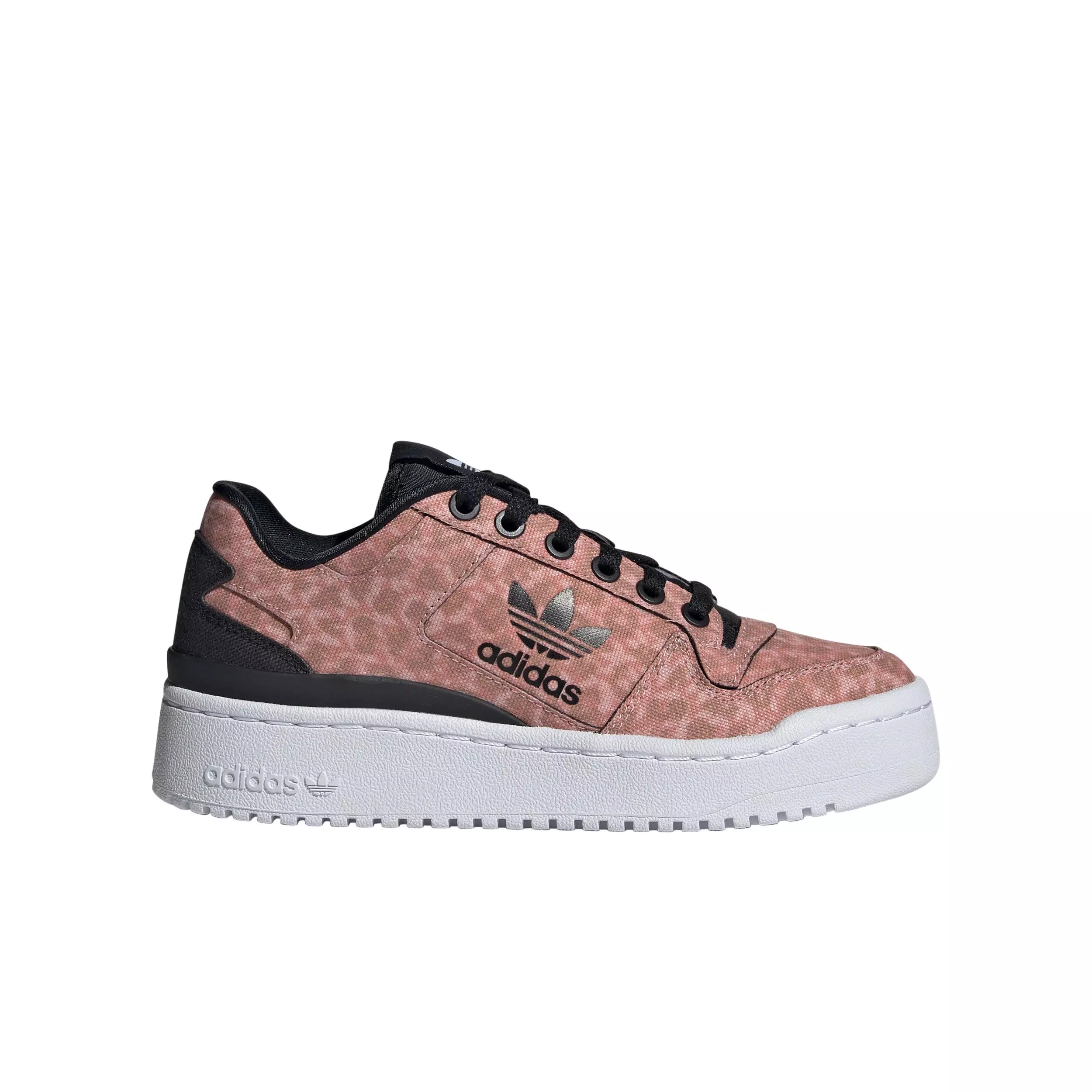 adidas Forum Bold "Mauve/Core Black" Grade School Girls' Shoe - MAUVE/BLACK