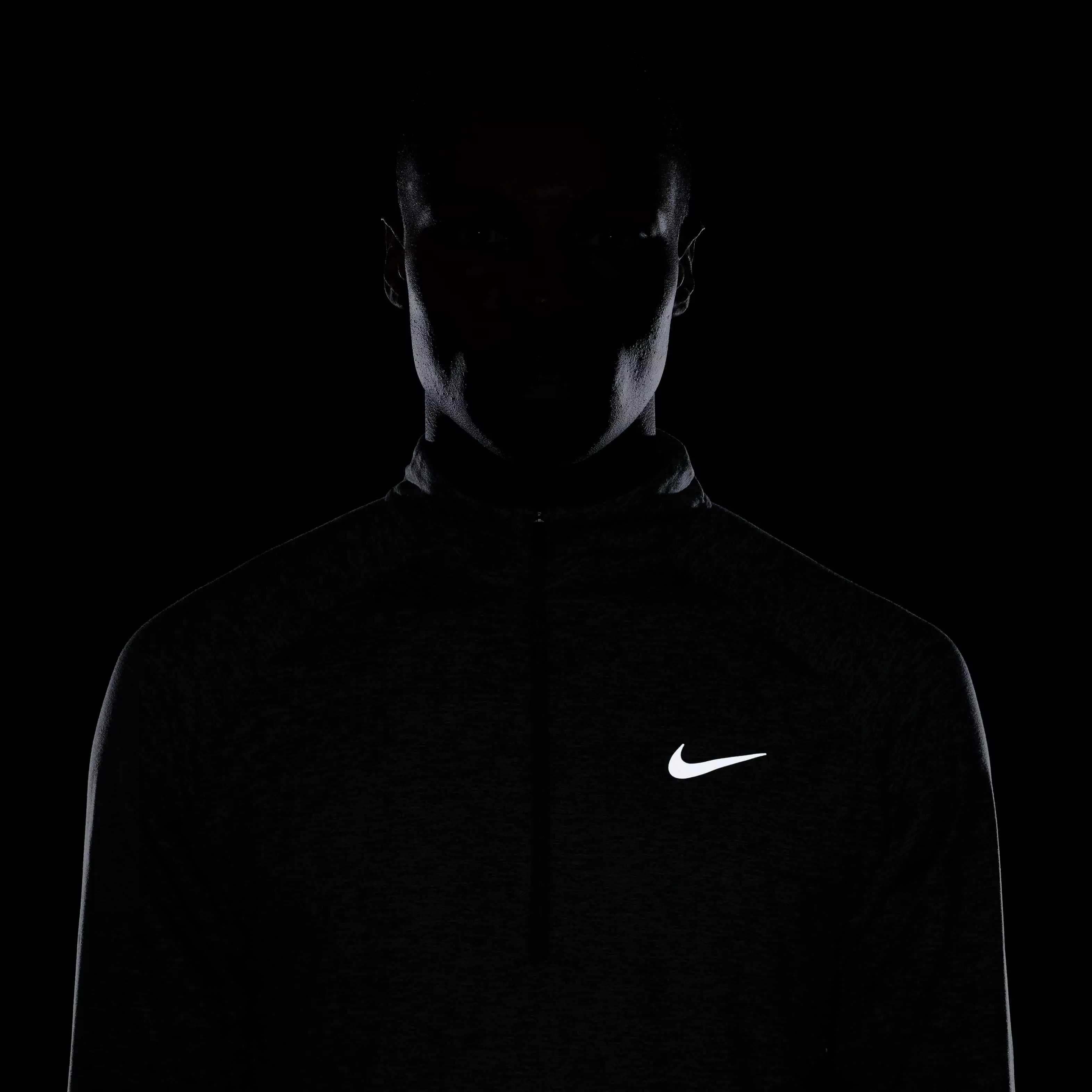 Nike Men's Stride Dri-FIT 1/4-Zip Midlayer Running Top - GREY