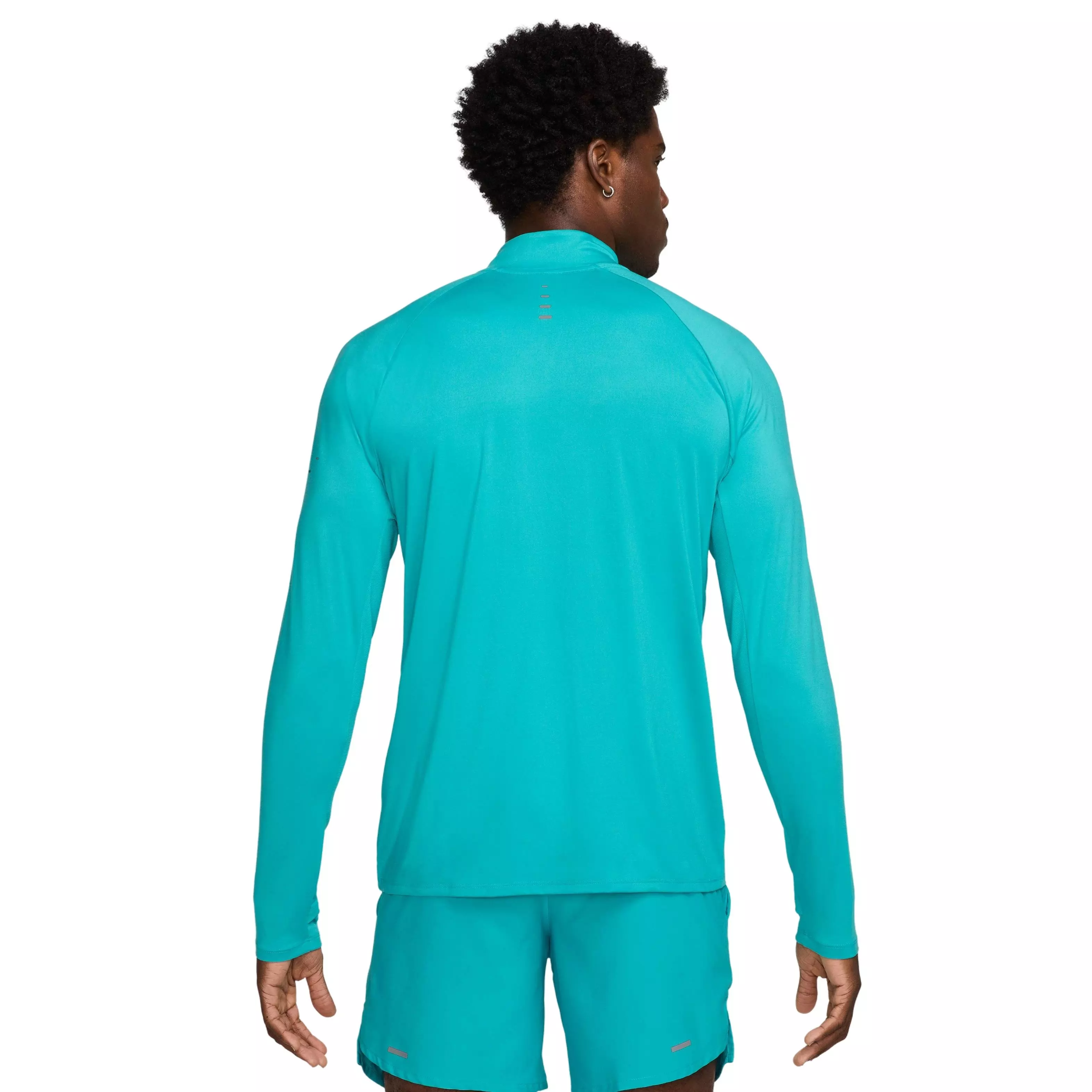 Nike Men's Stride Dri-FIT 1/4-Zip Midlayer Running Top - TURQUOISE 