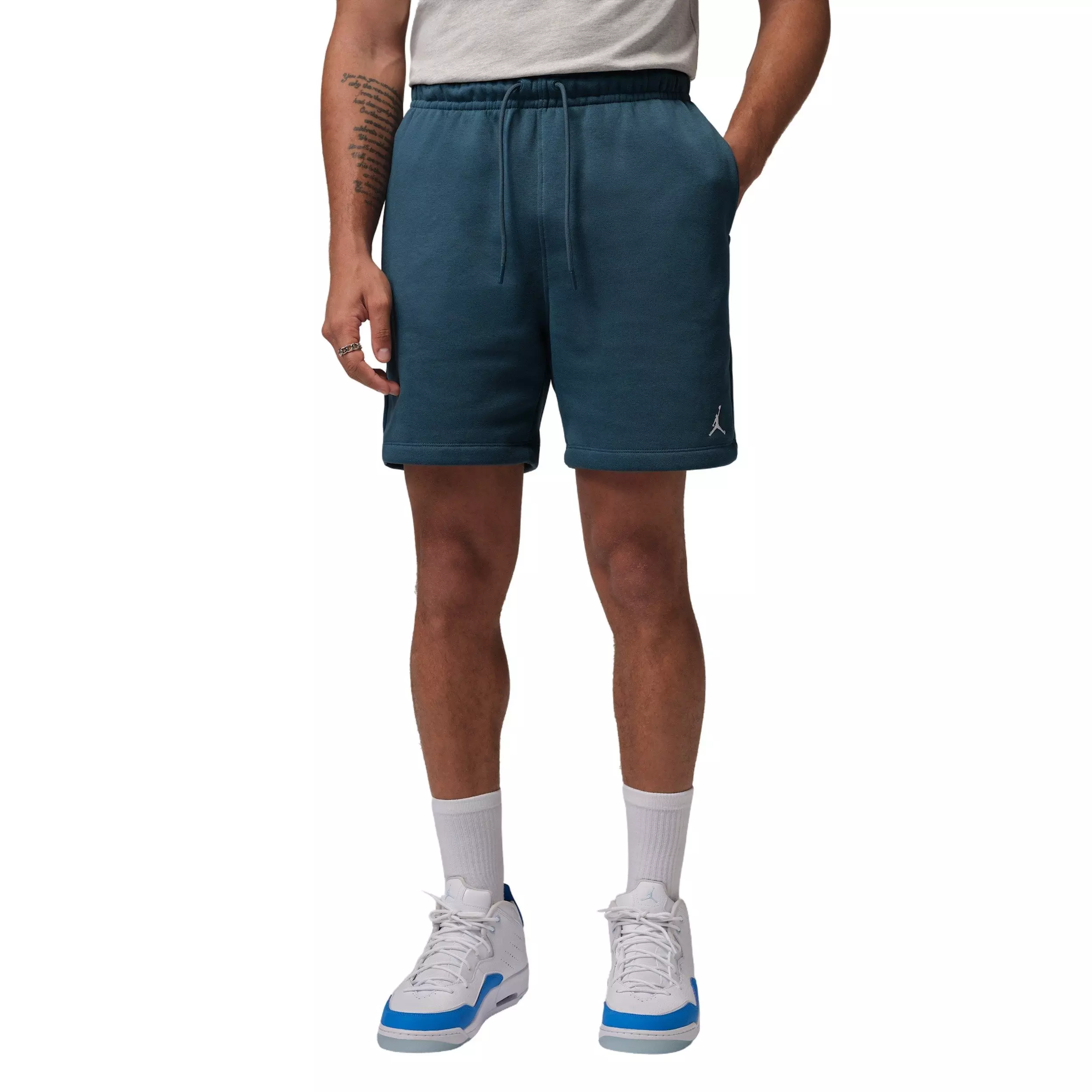 Jordan Men's Brooklyn Fleece Shorts - Blue - BLUE