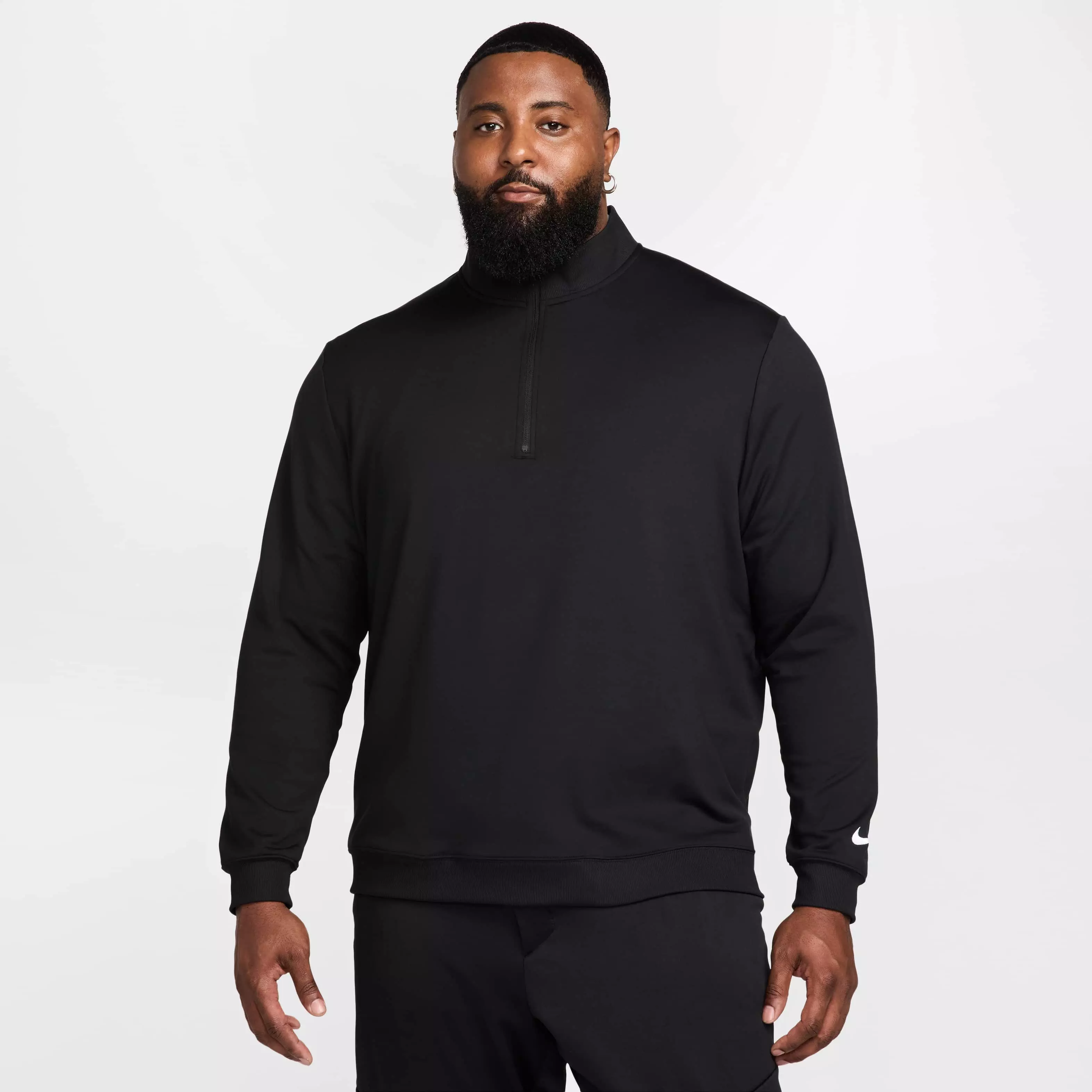 Nike Men's Tour 1/2-Zip Golf Top - BLACK