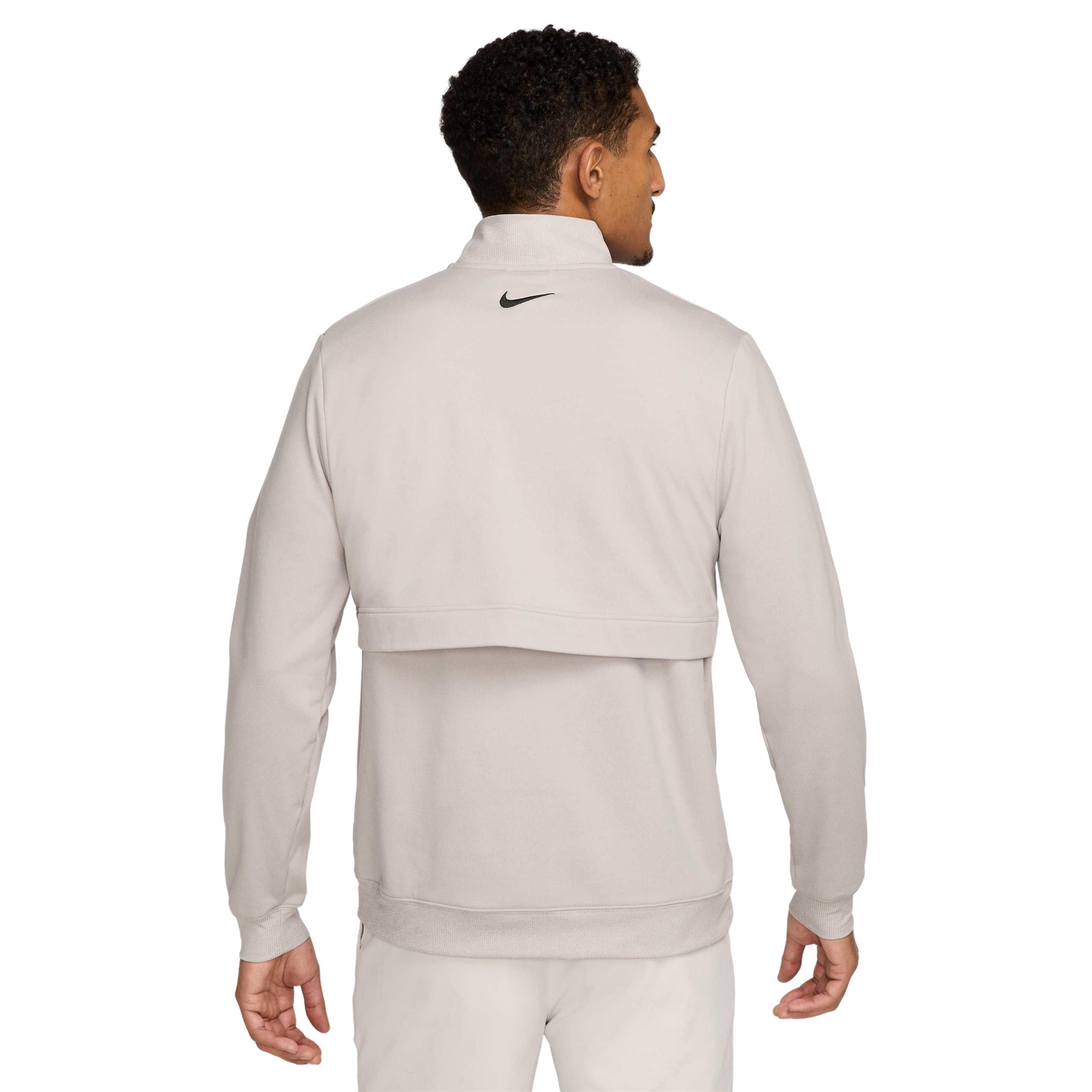 Nike Men's Tour 1/2-Zip Golf Top - GREY Thumbnail View 2