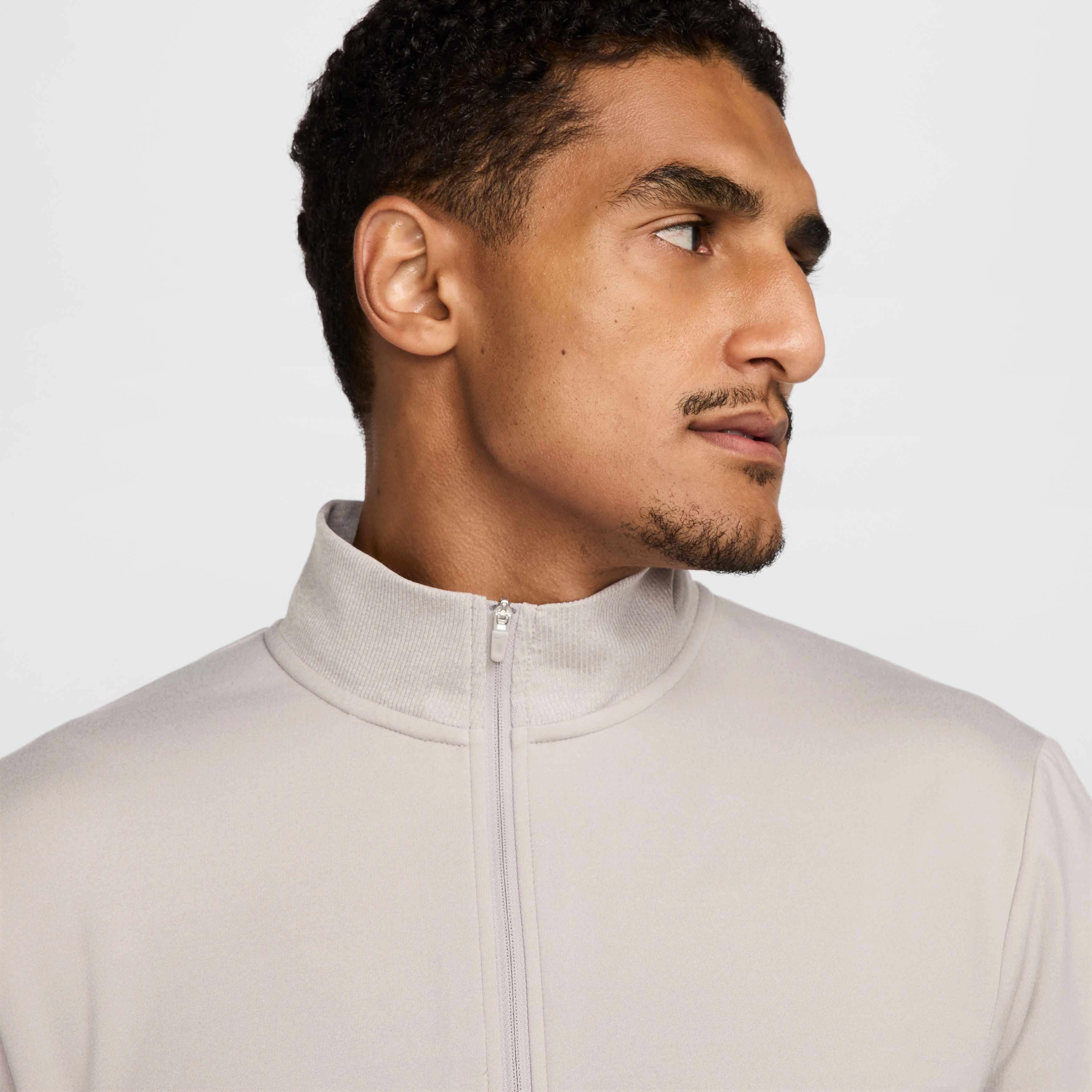 Nike Men's Tour 1/2-Zip Golf Top - GREY Thumbnail View 3