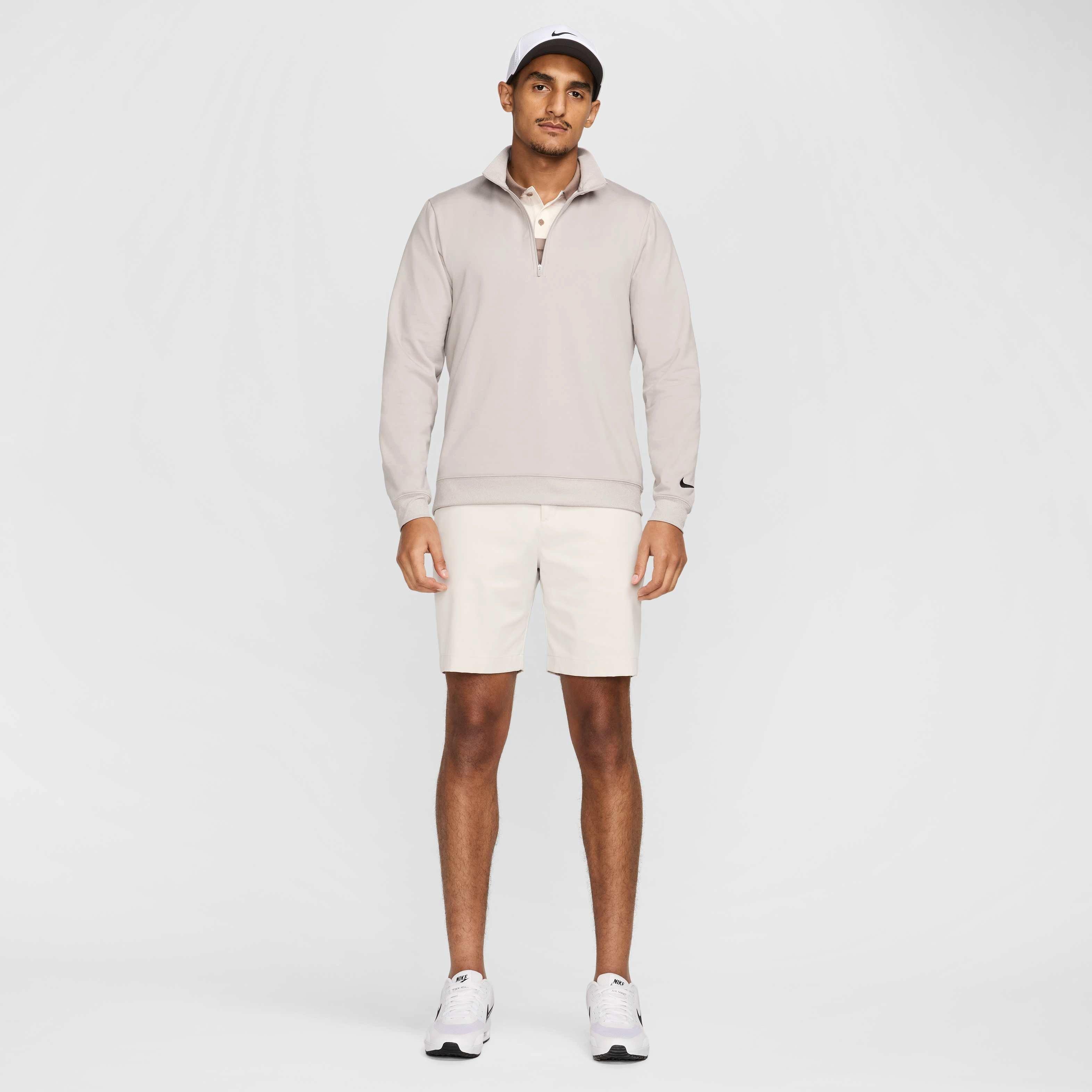 Nike Men's Tour 1/2-Zip Golf Top - GREY Thumbnail View 7
